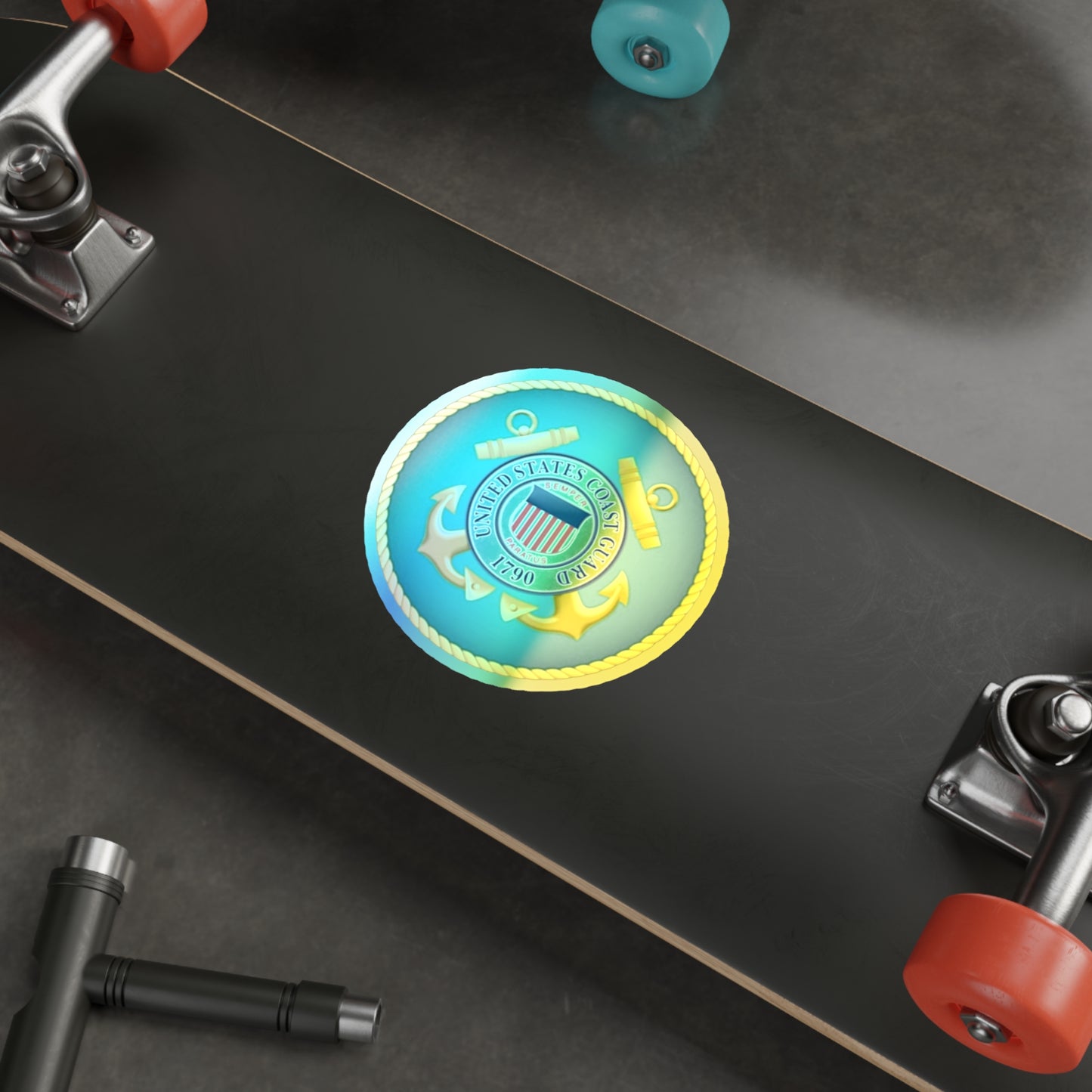 US Coast Guard Holographic Sticker