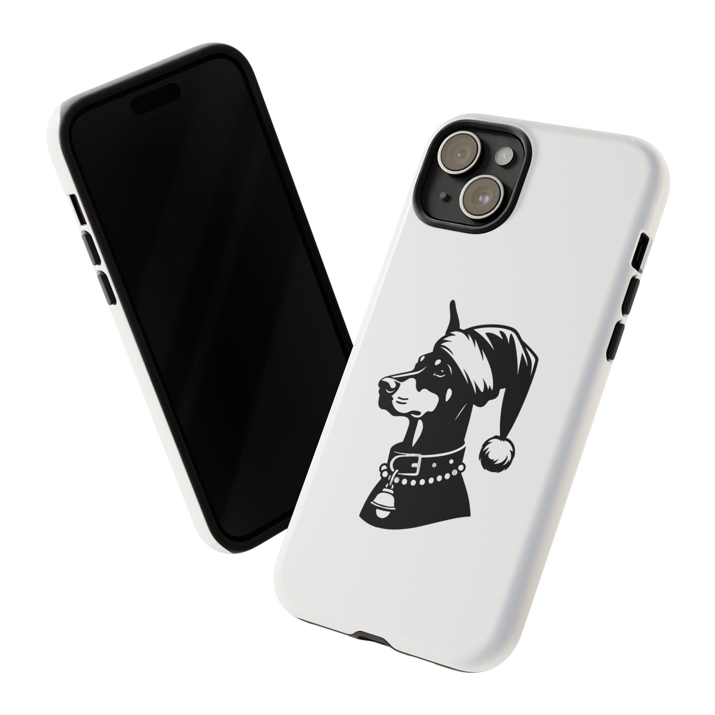 Santa Paws Doberman iPhone Case