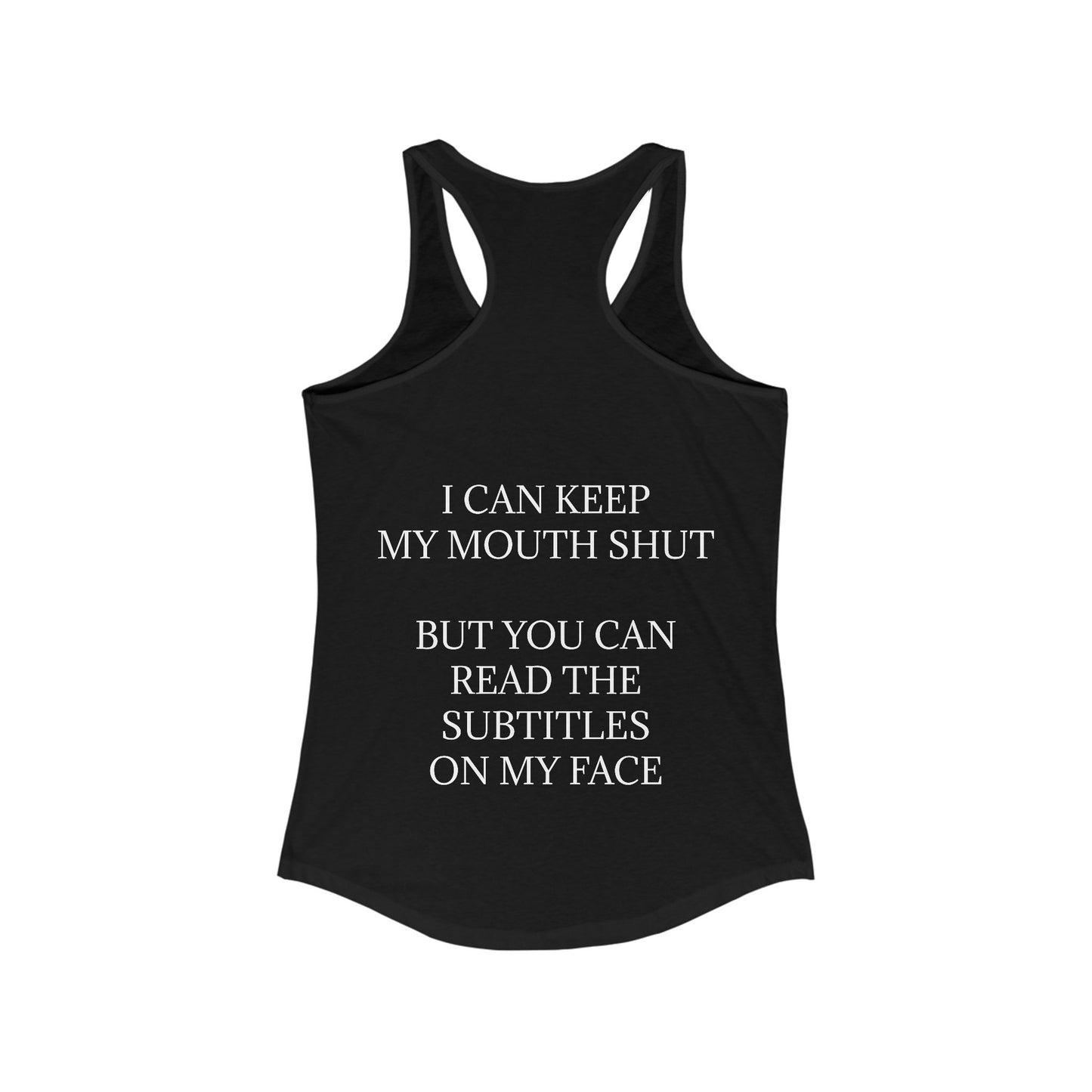 Subtitles Women's Racerback Tank