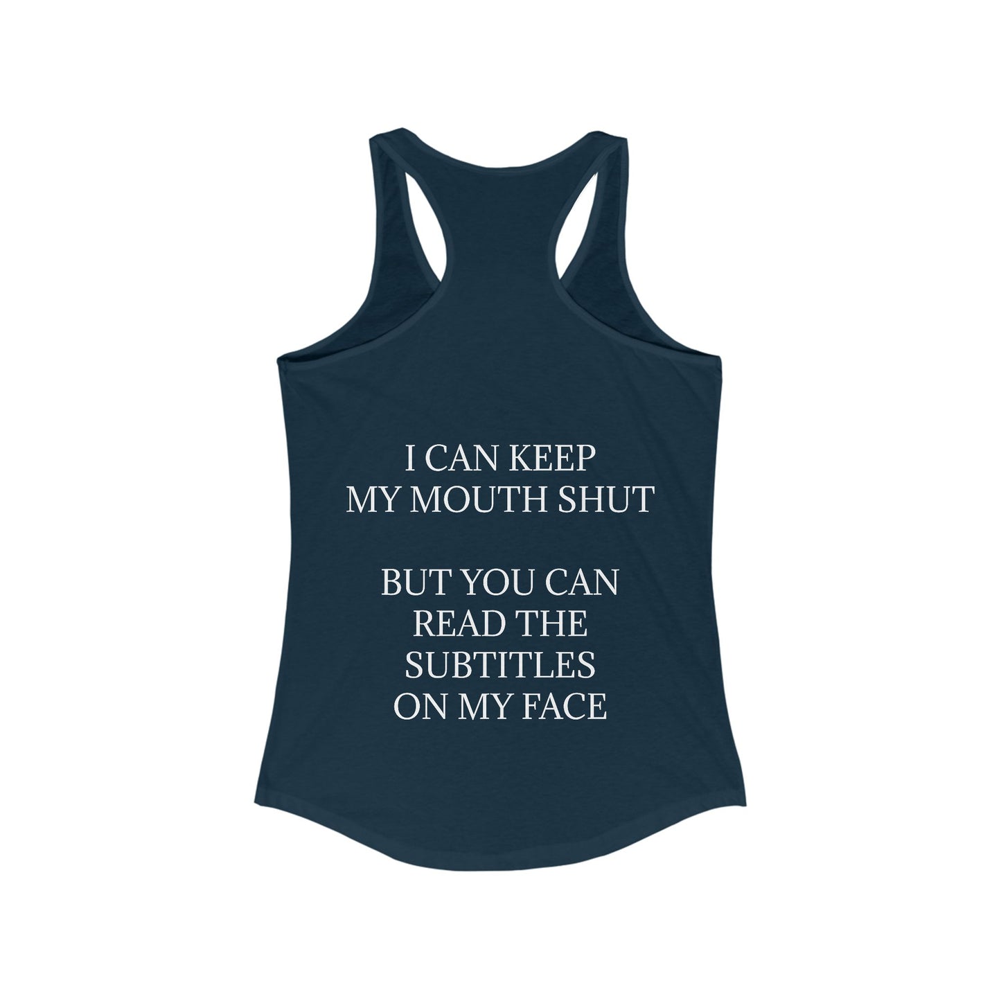 Subtitles Women's Racerback Tank