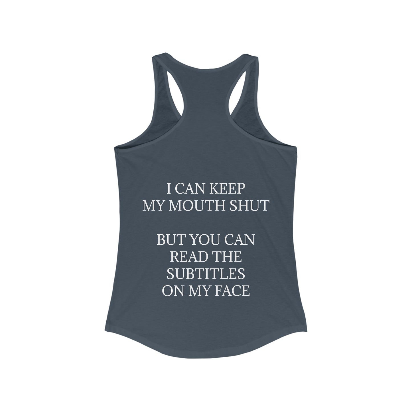 Subtitles Women's Racerback Tank