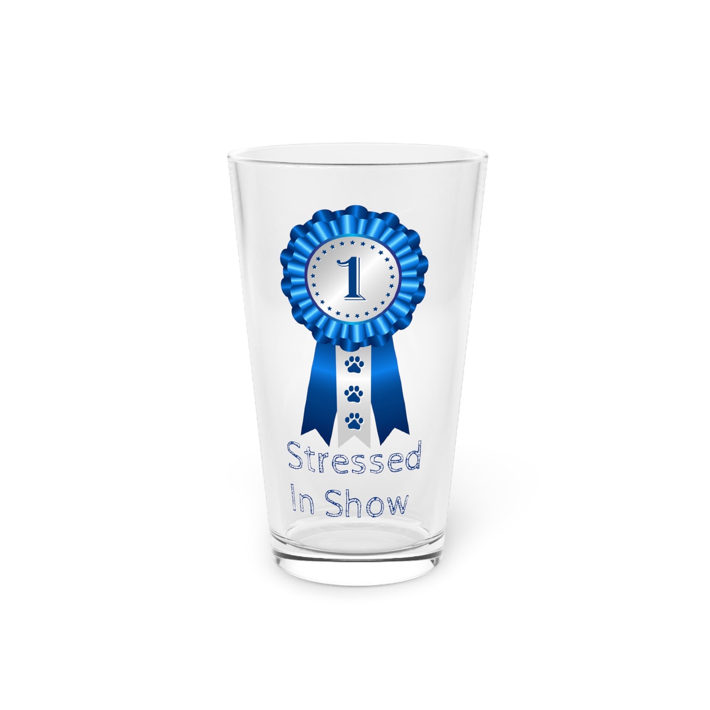 Stressed In Show Drinking Glass