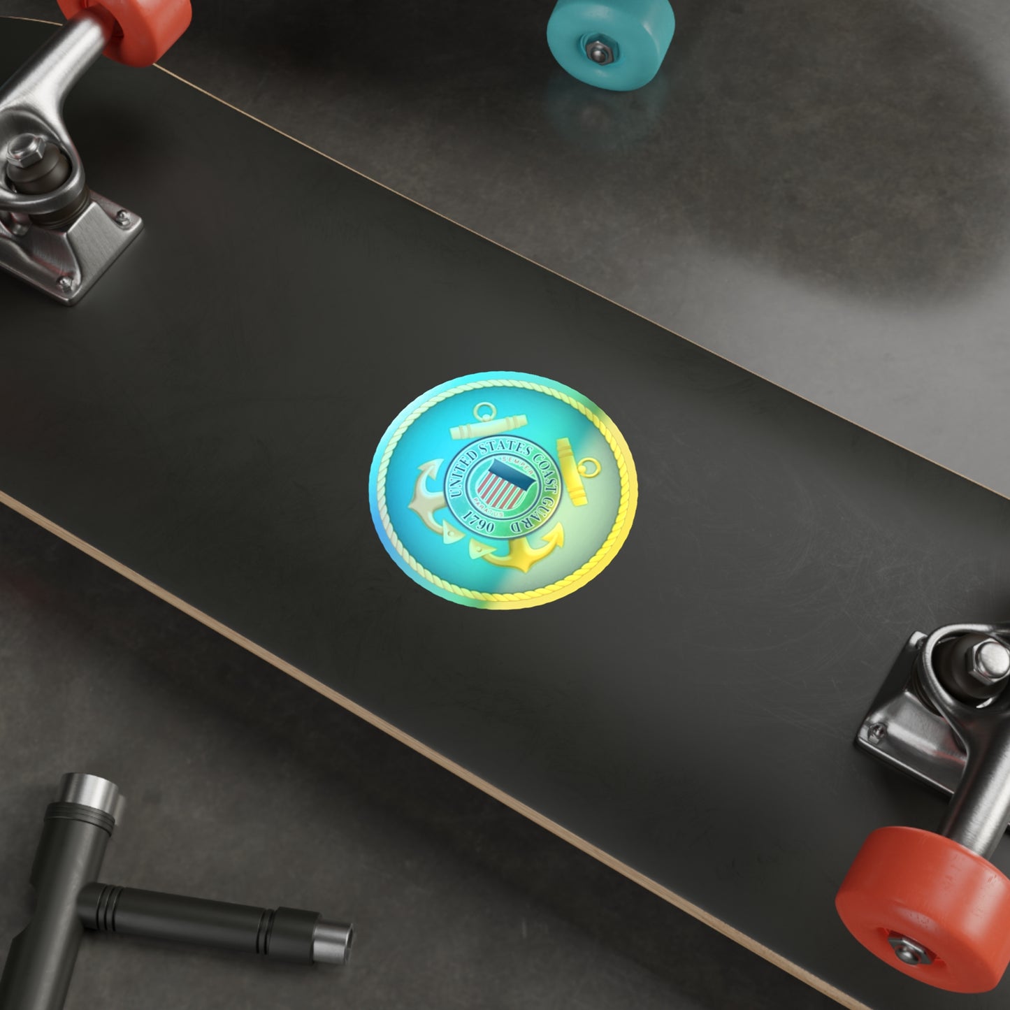 US Coast Guard Holographic Sticker