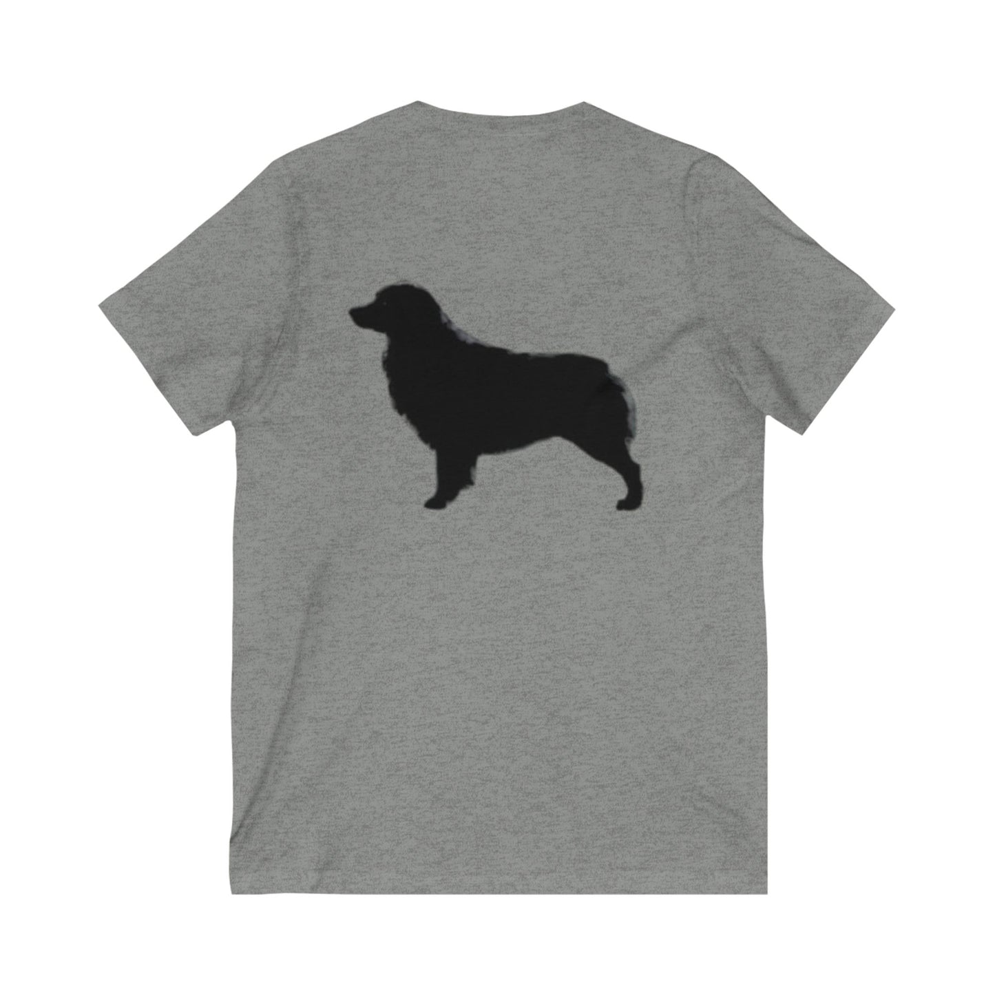 Aussie Silhouette Unisex Short Sleeve V-Neck Tee