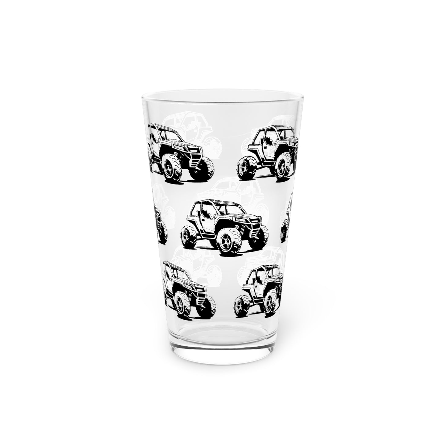 Off The Beaten Path Side By Side Drinking Glass