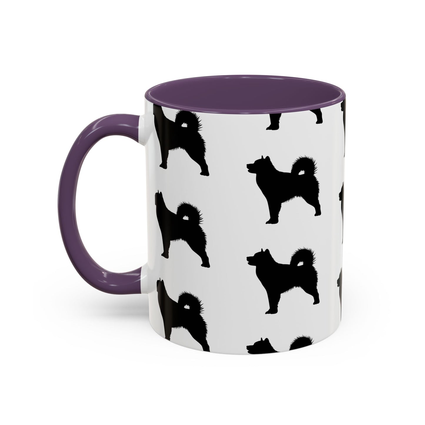 Malamute Silhouette 2-Tone Coffee Mug