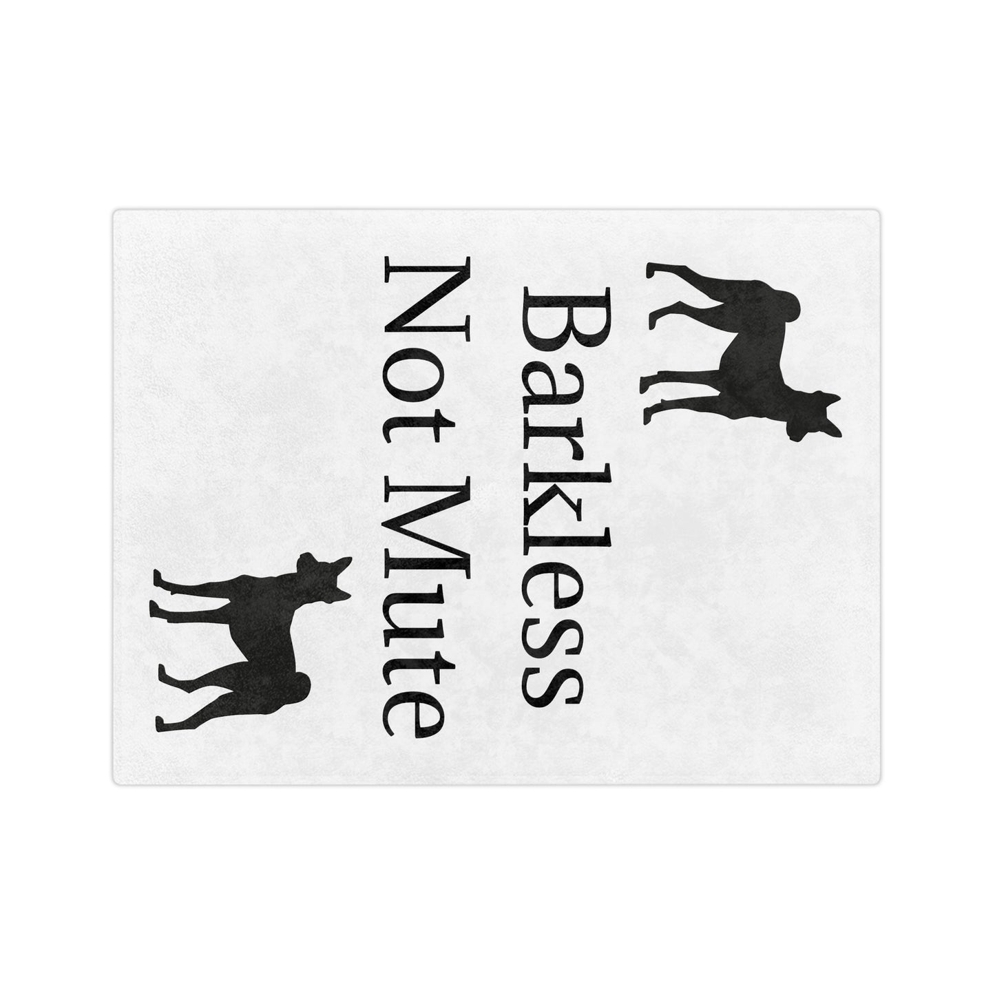 Barkless Not Mute Velveteen Microfiber Blanket
