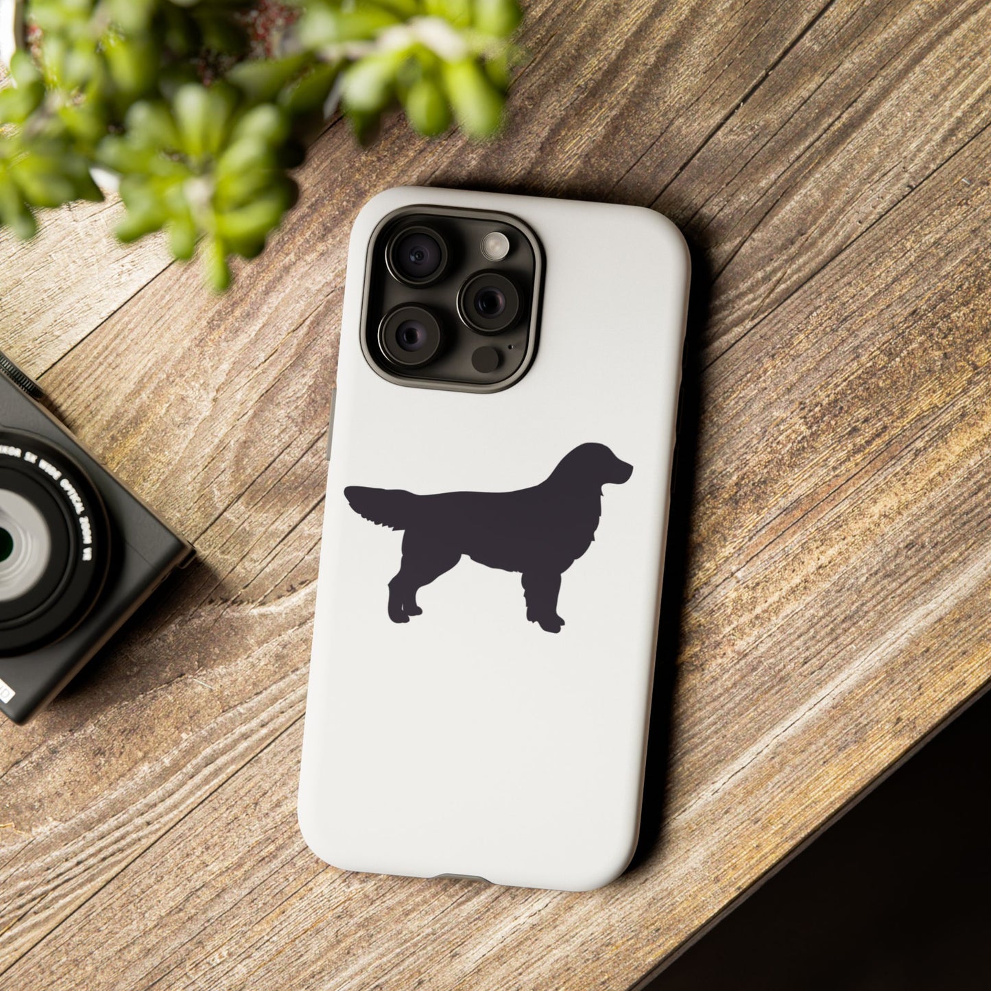 Golden Silhouette iPhone Case