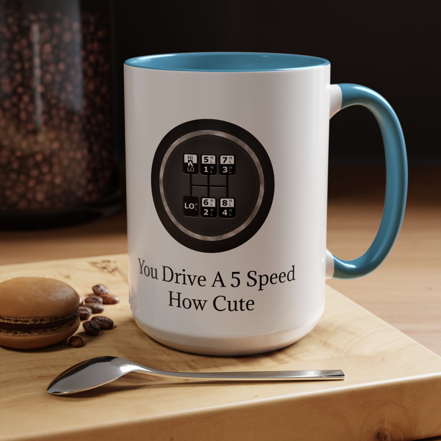 5 Speed How Cute 2-Tone Coffee Mug