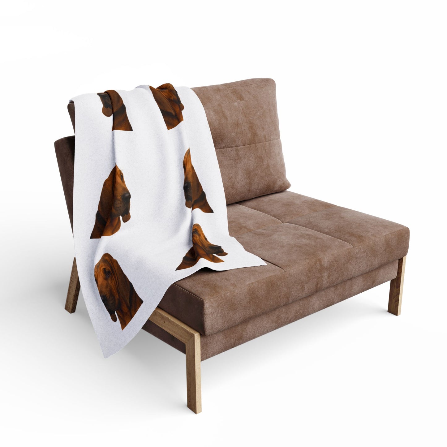 Bloodhound Head Arctic Fleece Blanket