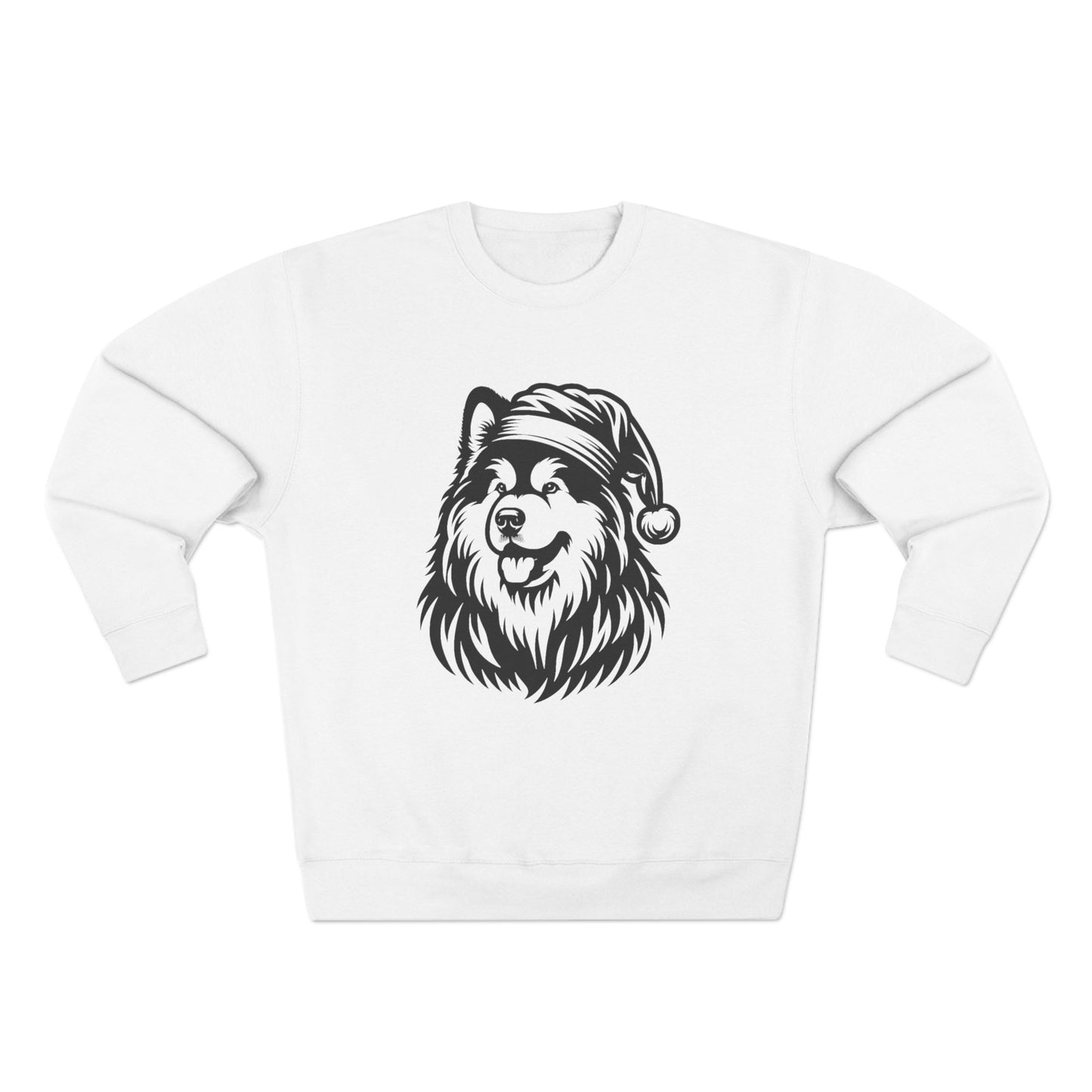 Santa Paws Malamute Unisex Crewneck Sweatshirt