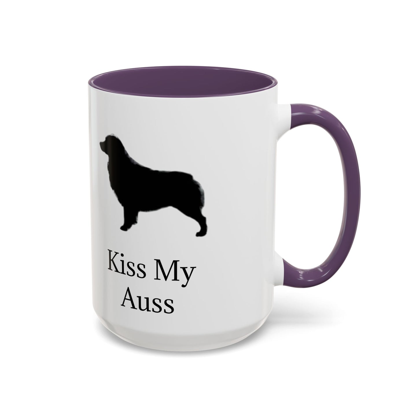 Kiss My Auss 2-Tone Coffee Mug