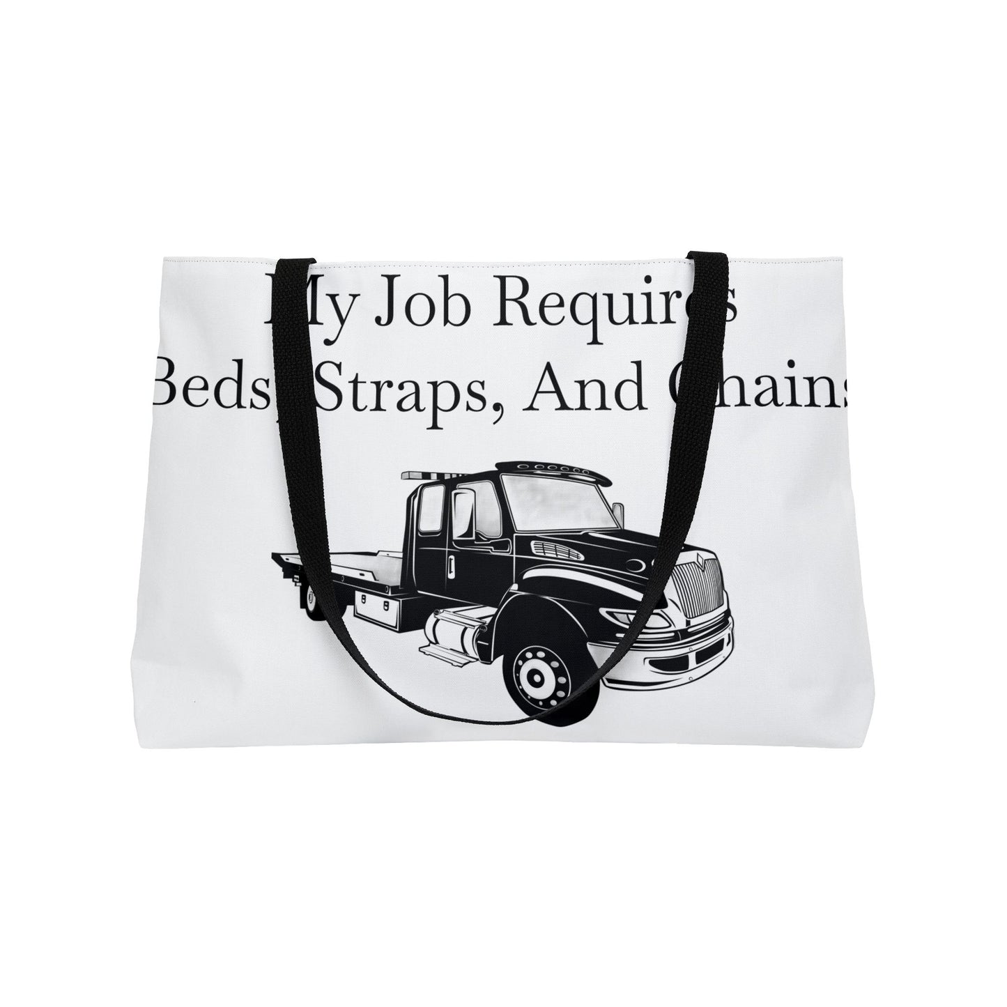 Beds, Straps, And Chains Weekender Tote Bag