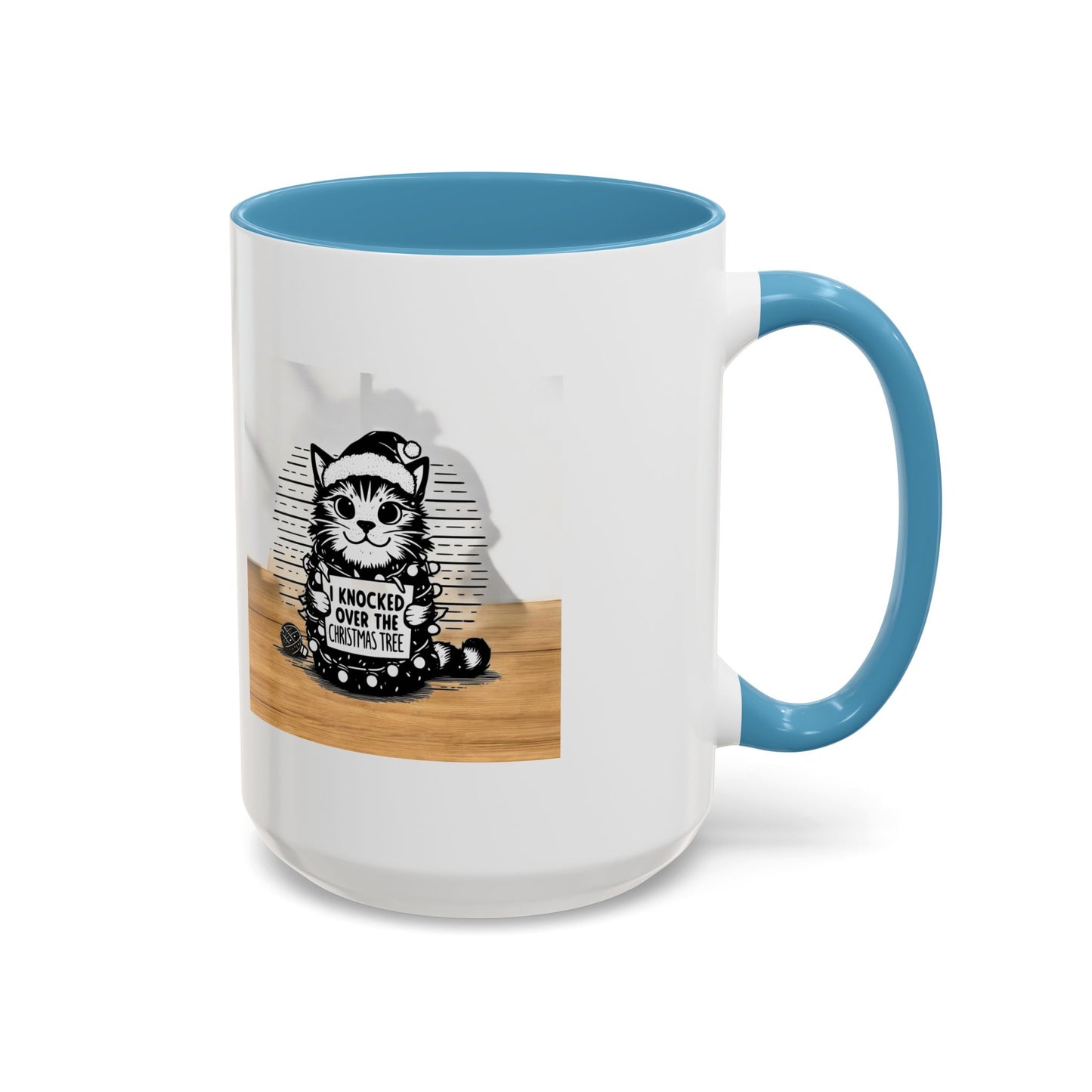 Naughty Cat 2-Tone Coffee Mug