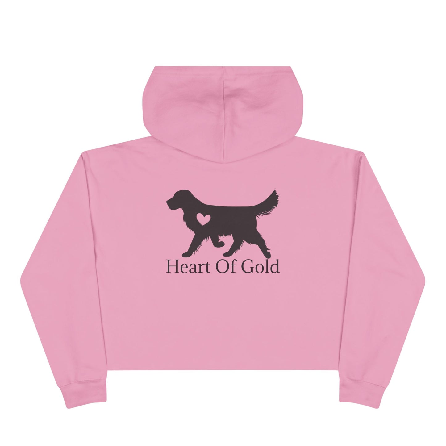 Heart Of Gold Women's Crop Hoodie