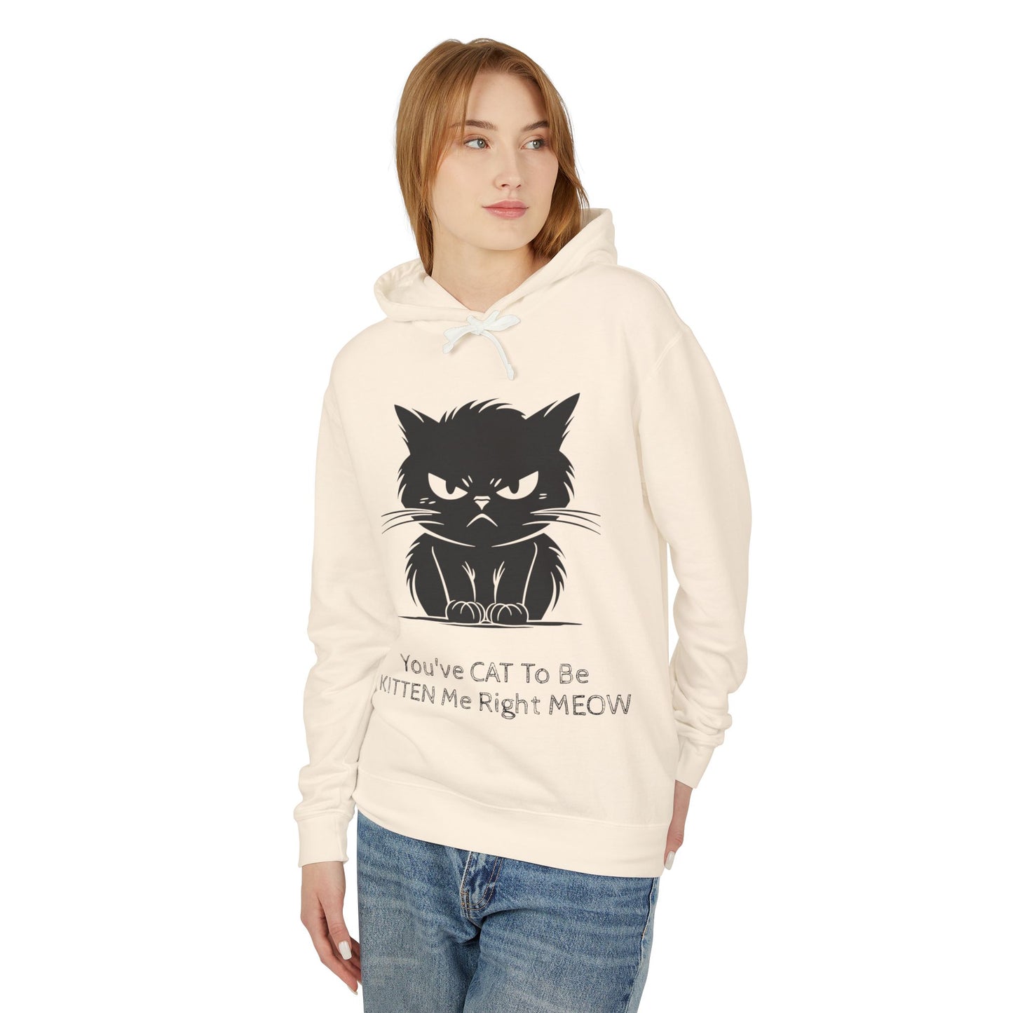 Kitten Me Unisex Lightweight Hoodie