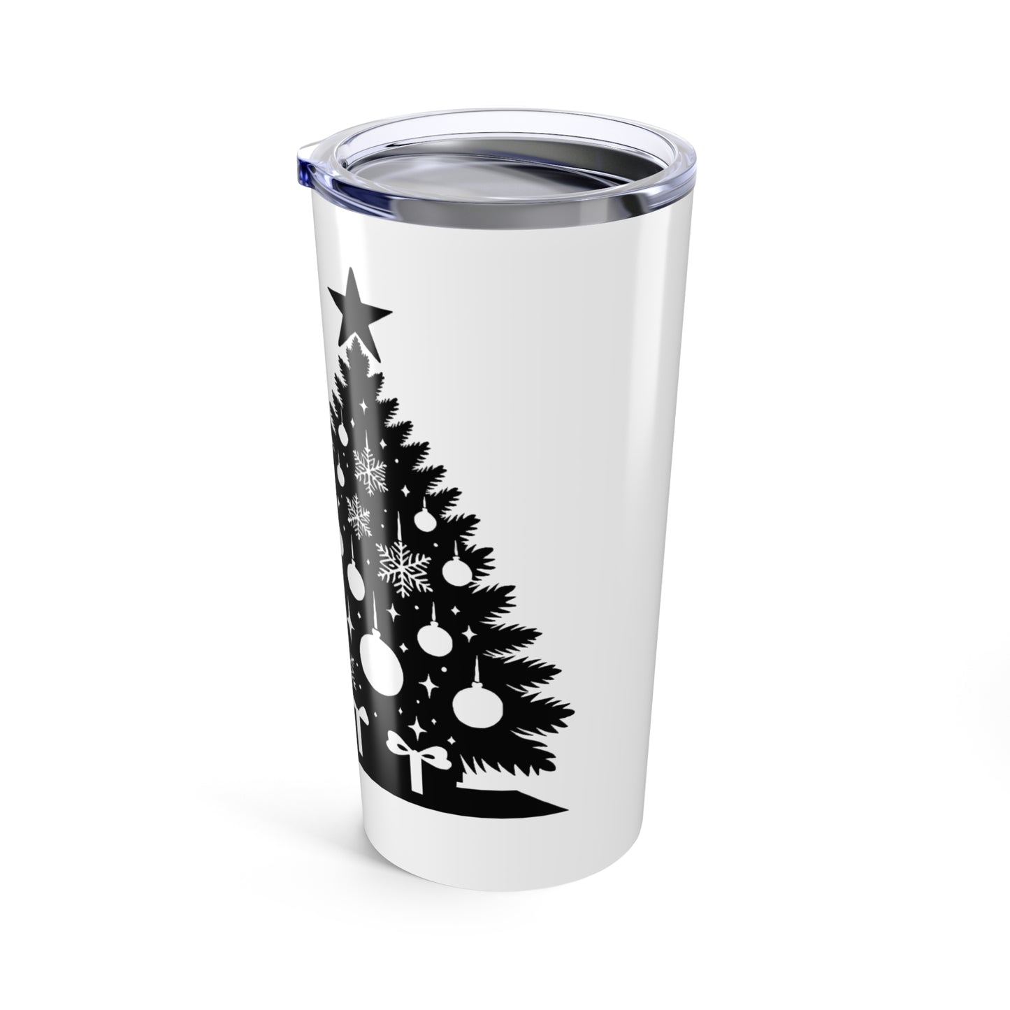 Golden Christmas Tree Tumbler
