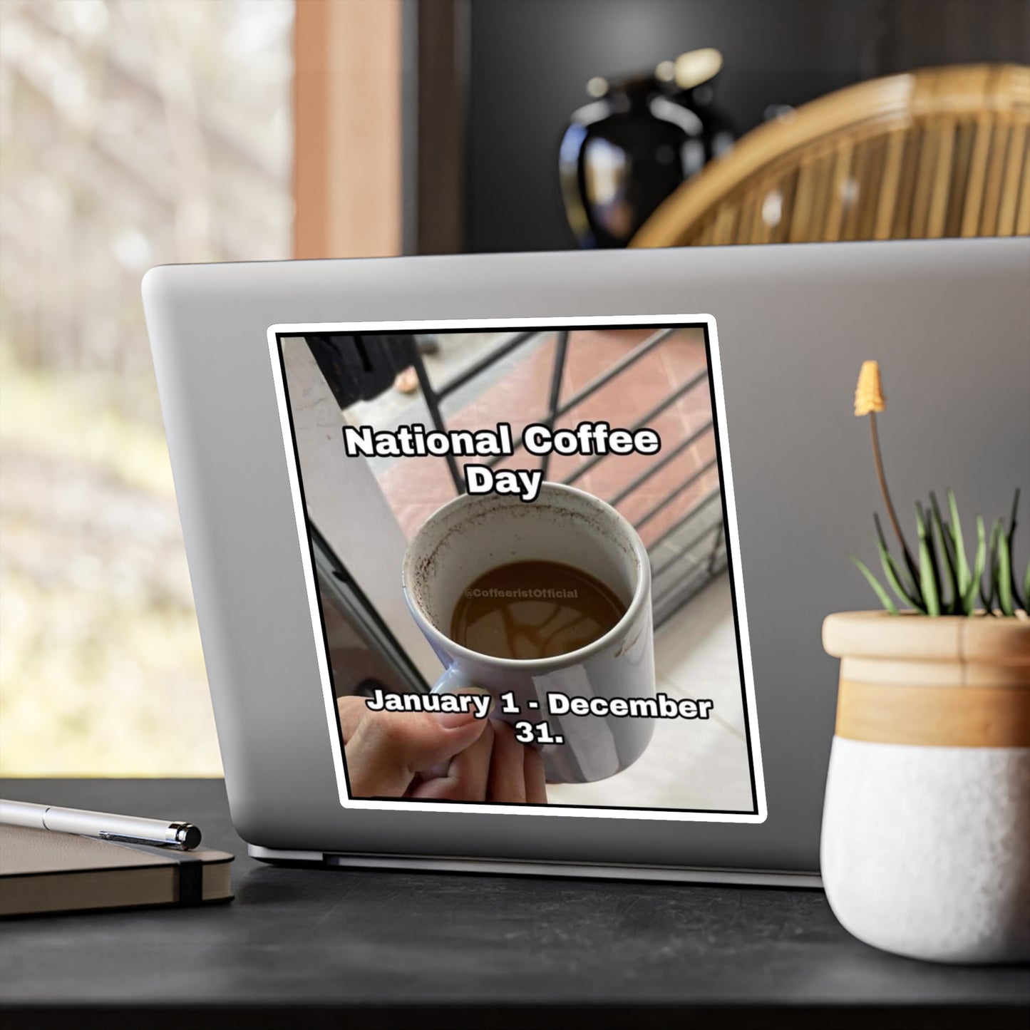 National Coffee Day Vinyl Decal