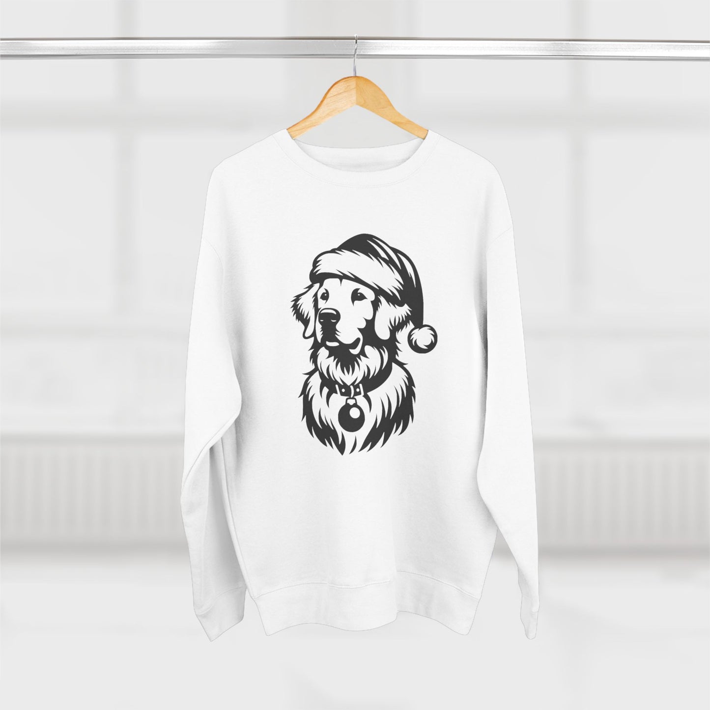 Santa Paws Golden Unisex Crewneck Sweatshirt
