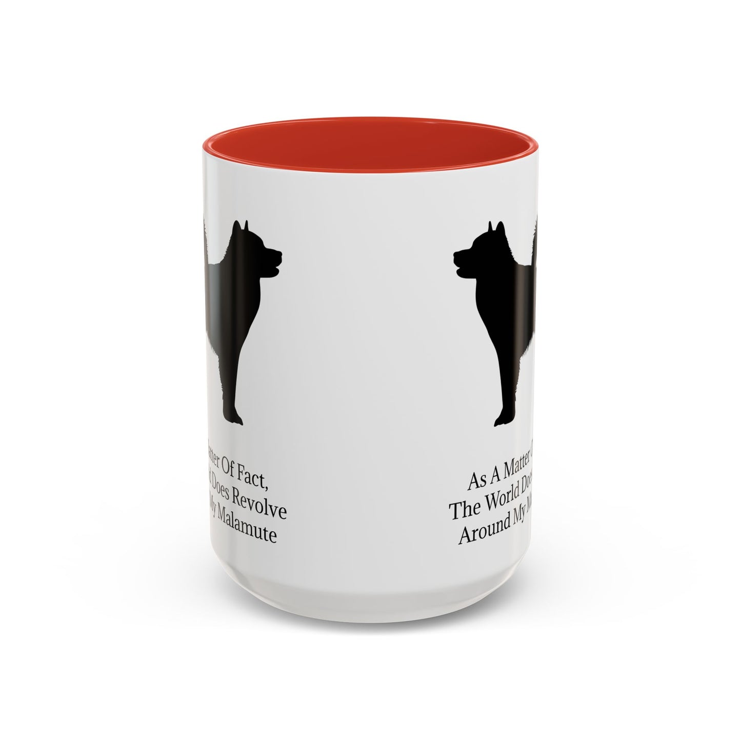 Matter Of Fact Malamute 2-Tone Coffee Mug