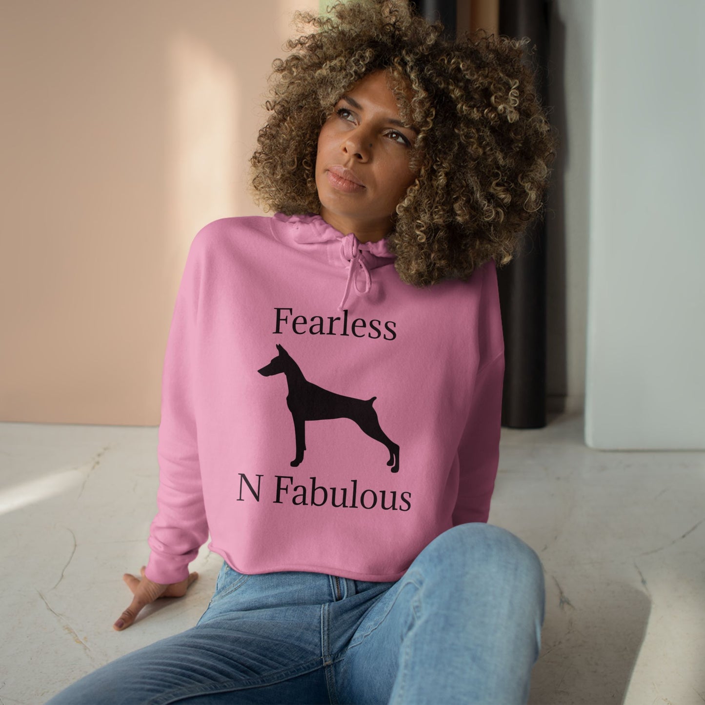 Fearless N Fabulous Women's Crop Hoodie