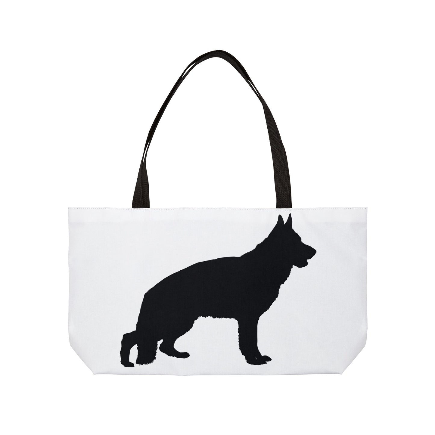 German Shepherd Silhouette Weekender Tote Bag