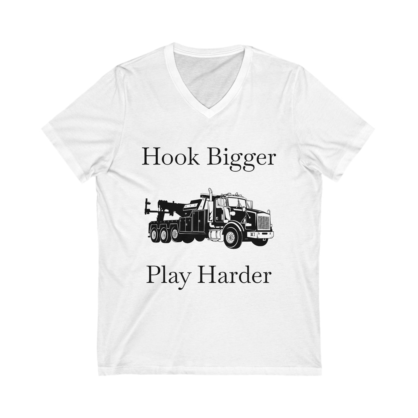 Hook Bigger Unisex Short Sleeve V-Neck Tee