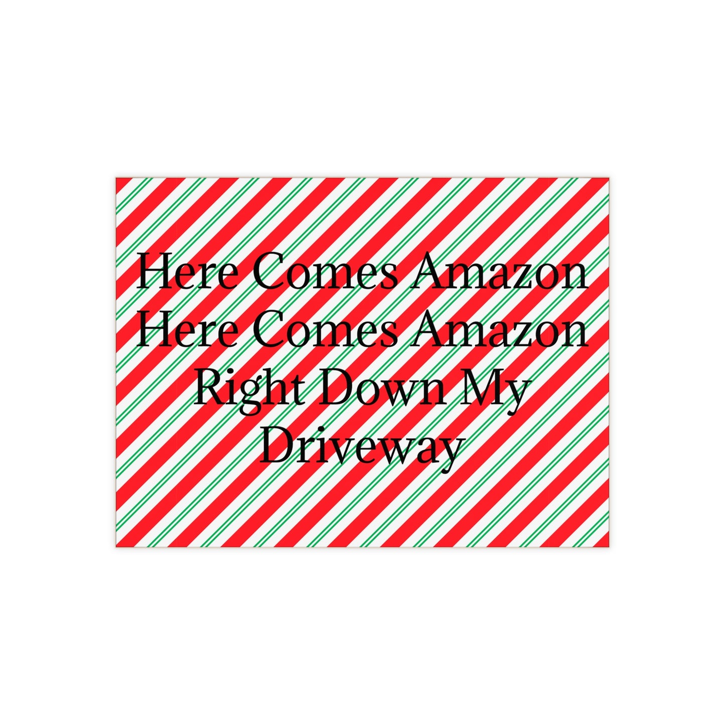 Here Comes Amazon Ceramic Photo Tile