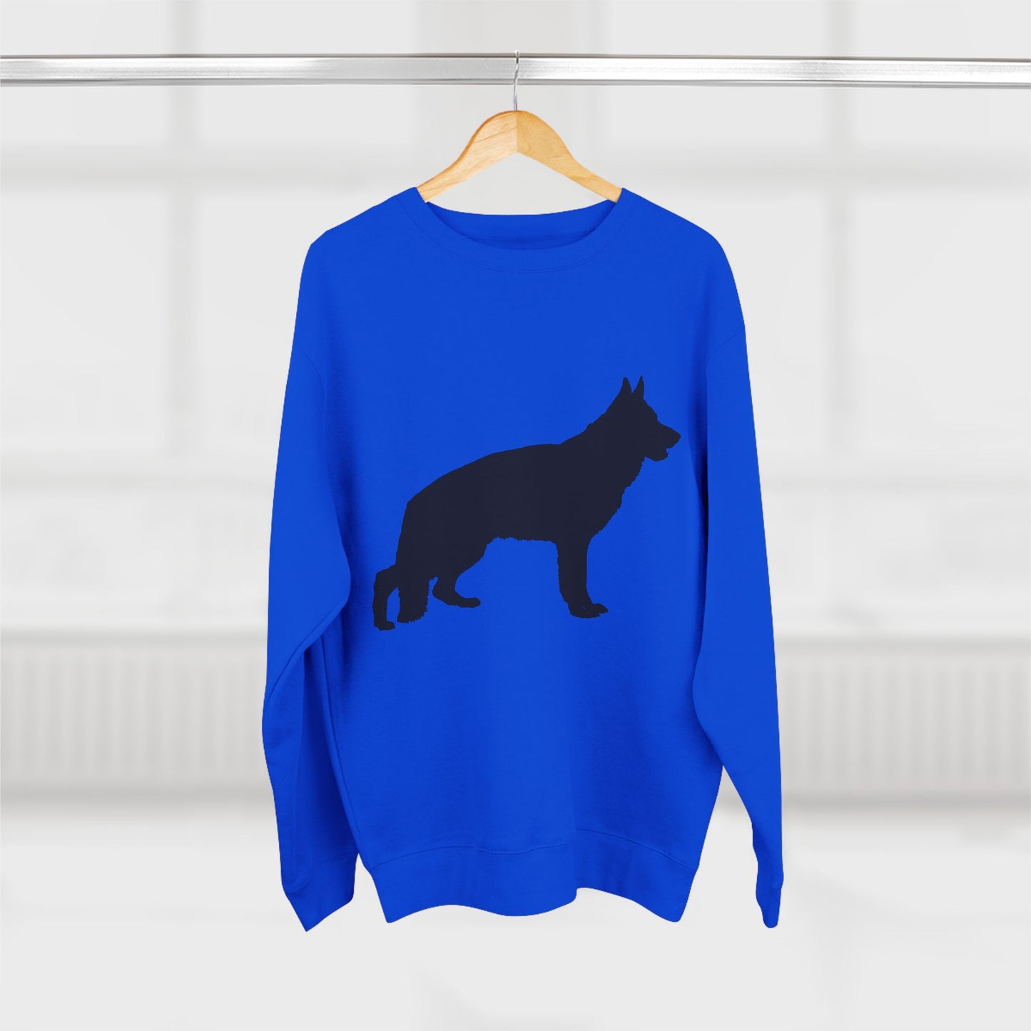 German Shepherd Silhouette Unisex Crewneck Sweatshirt