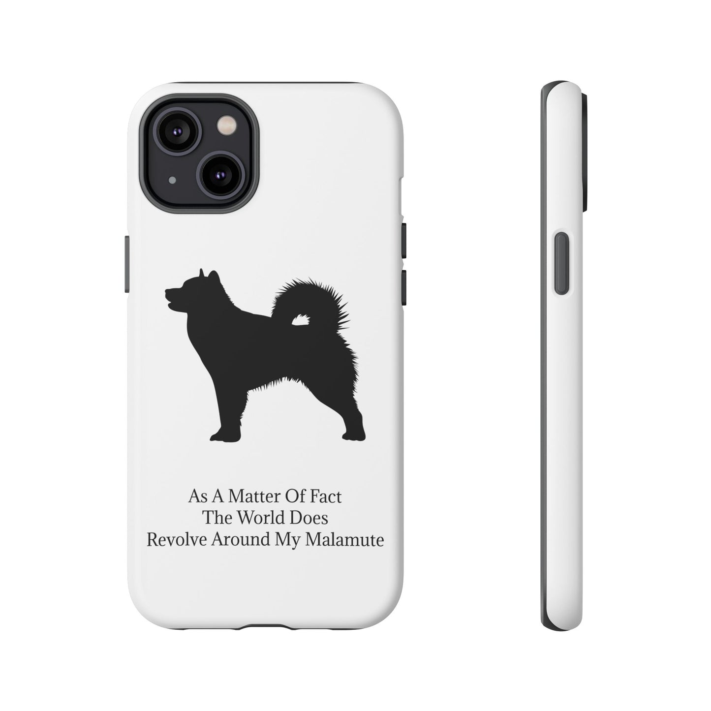 Matter Of Fact Malamute iPhone Case