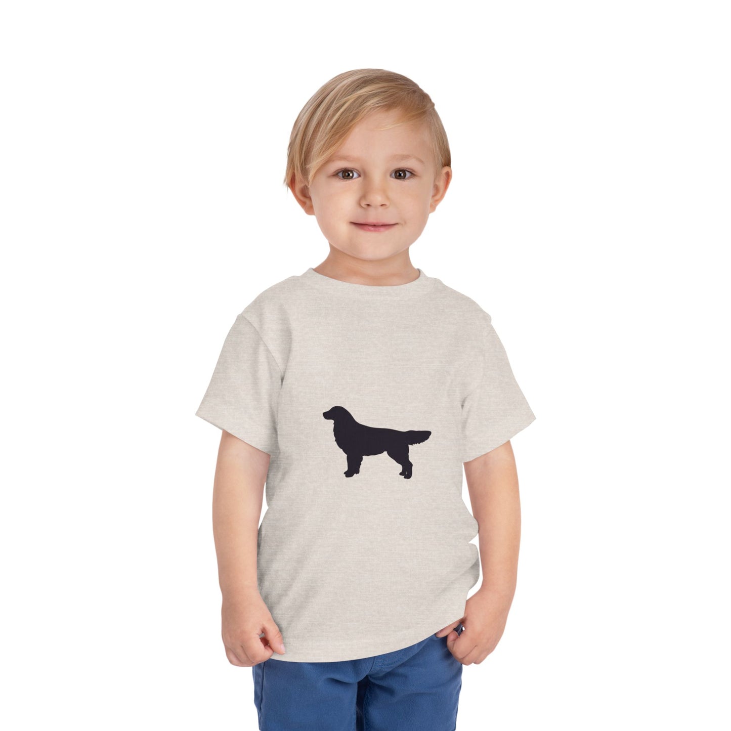 Golden Silhouette Toddler Unisex Short Sleeve Crewneck Tee