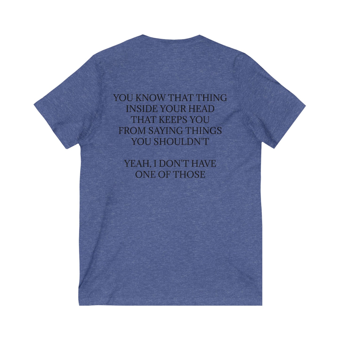 No Filter Unisex Short Sleeve V-Neck Tee