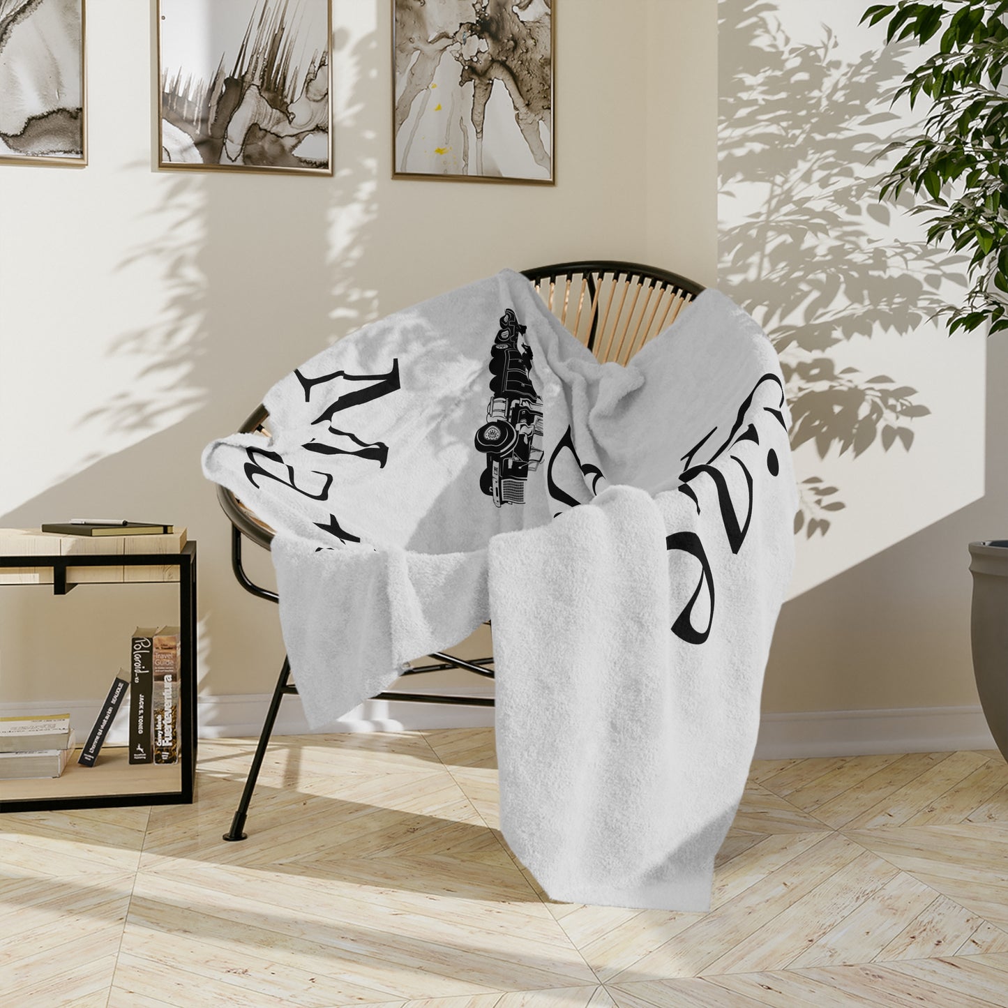 Size Does Matter Velveteen Microfiber Blanket