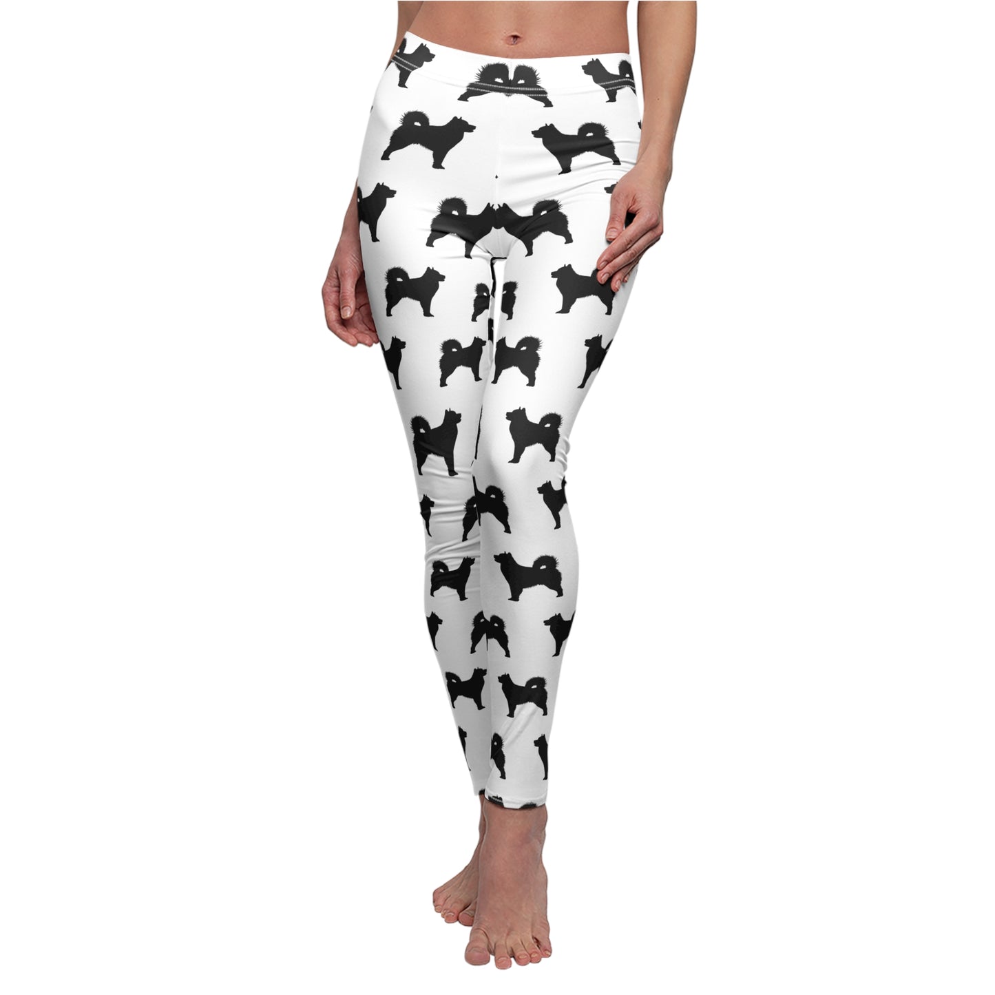 Malamute Silhouette Women's Ankle Leggings