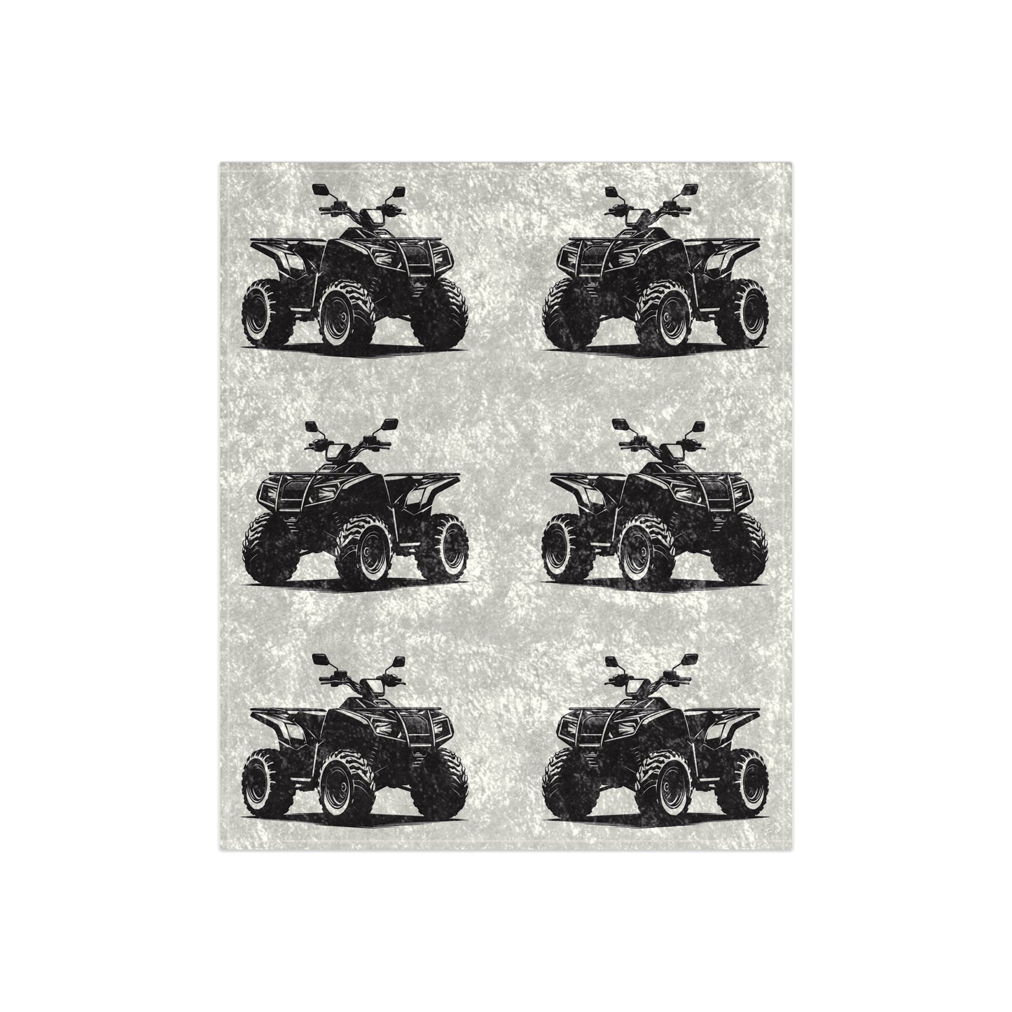 Off The Beaten Path Quad Crushed Velvet Blanket