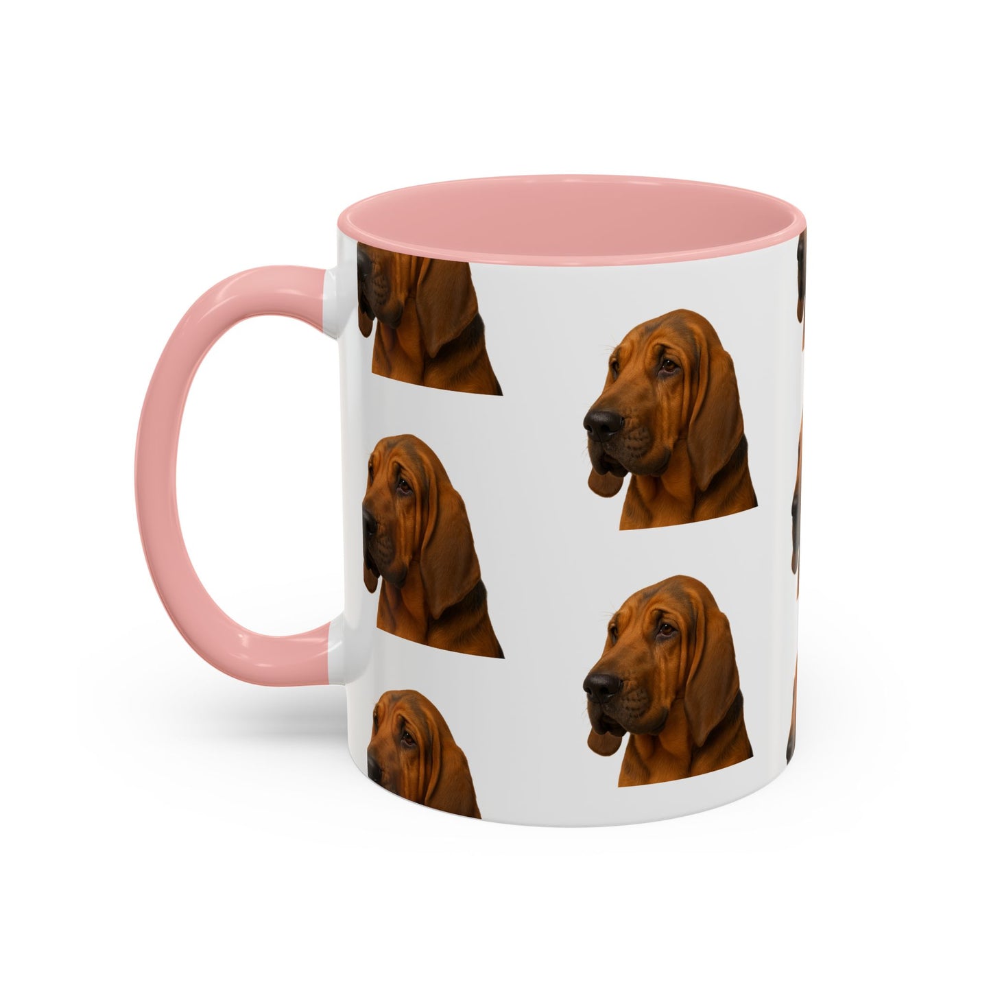 Bloodhound Head 2-Tone Coffee Mug