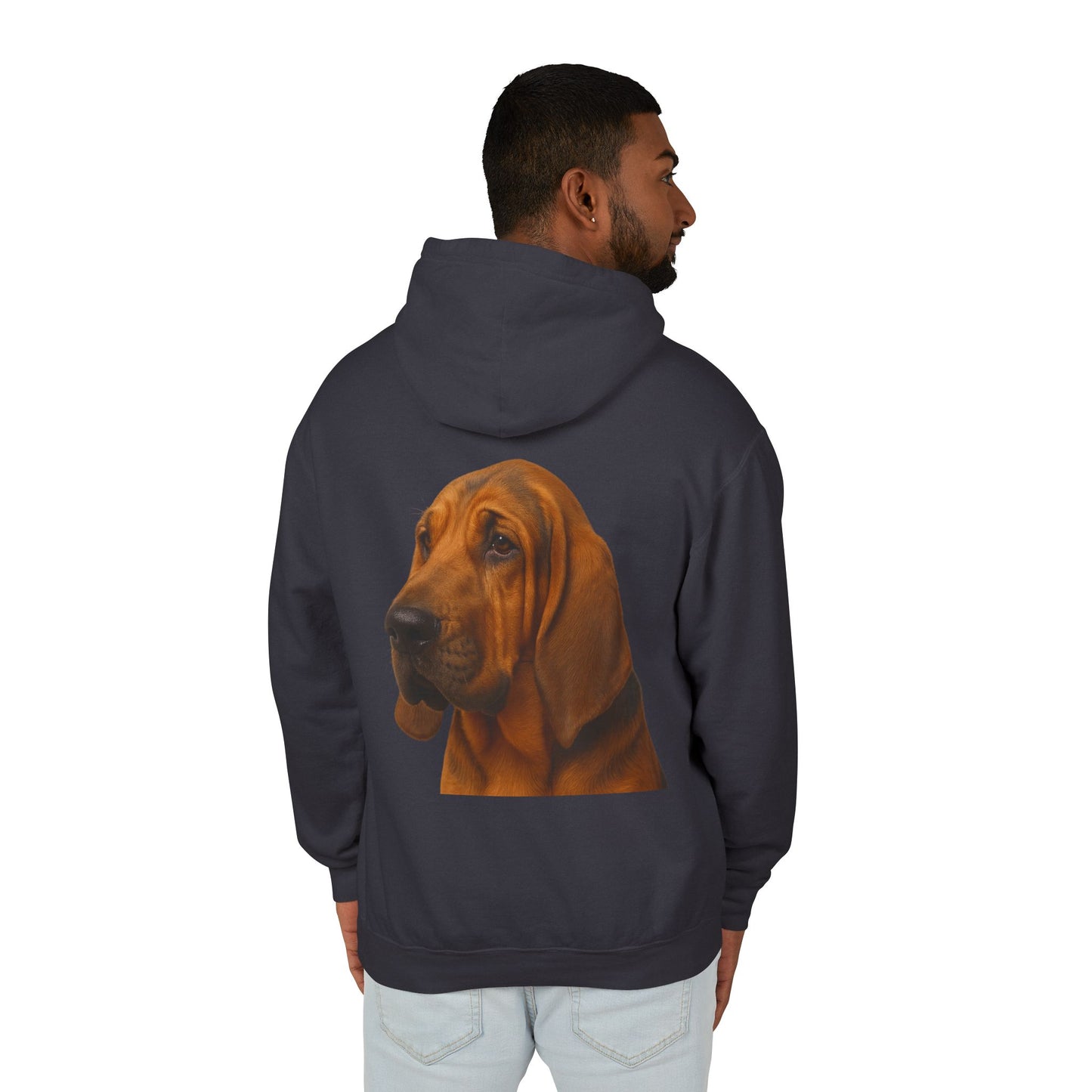 Bloodhound Head Unisex Lightweight Hoodie