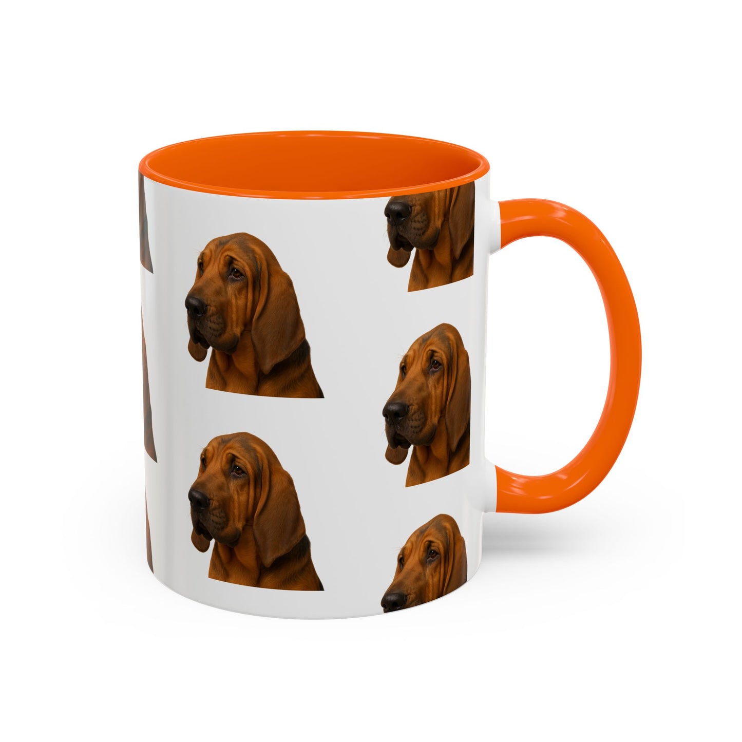 Bloodhound Head 2-Tone Coffee Mug