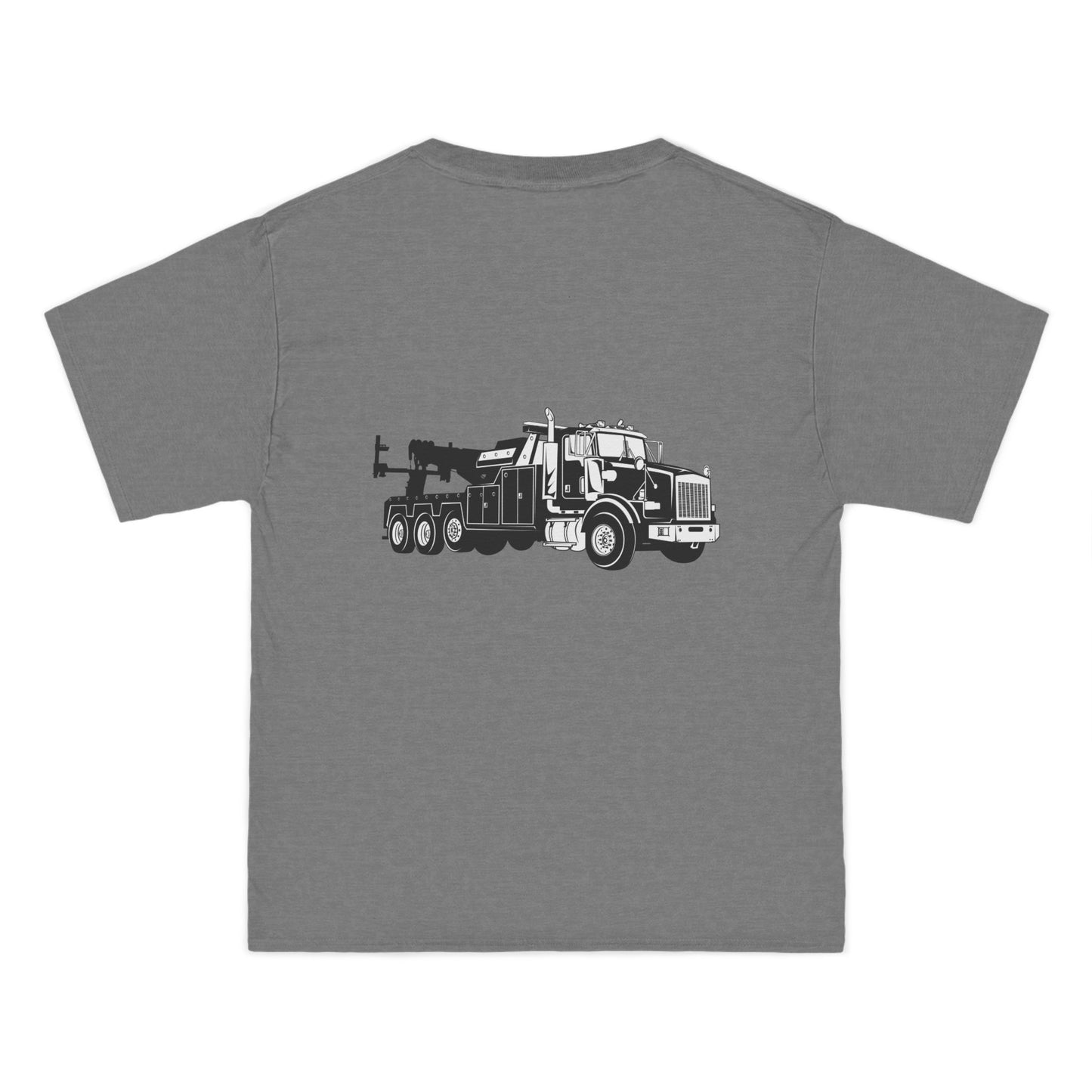 Heavy Tow Truck Men's Short-Sleeve Crewneck Tee