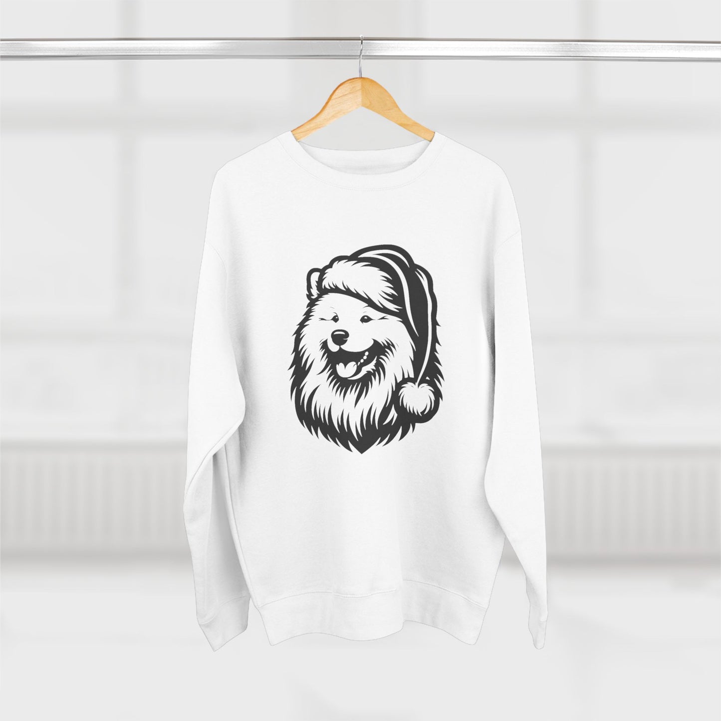 Santa Paws Samoyed Unisex Crewneck Sweatshirt