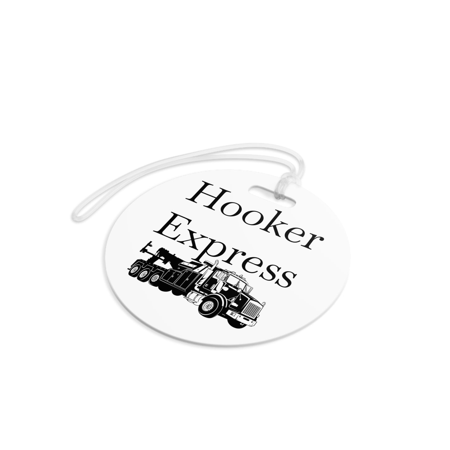 H**ker Express Heavy Tow Truck Luggage Tag
