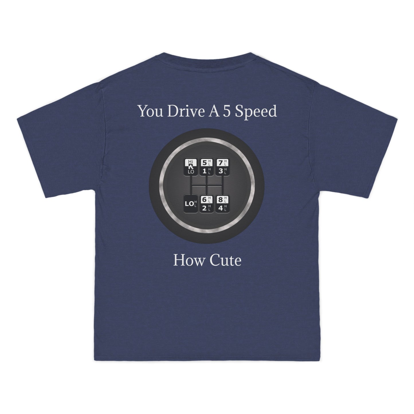 5 Speed How Cute Men's Short-Sleeve Crewneck Tee