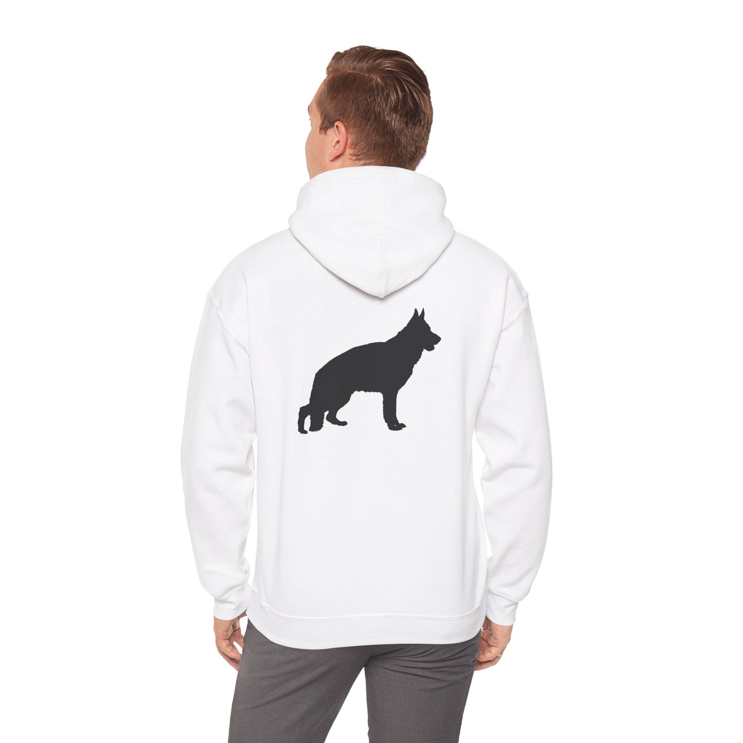 German Shepherd Silhouette Unisex Hoodie