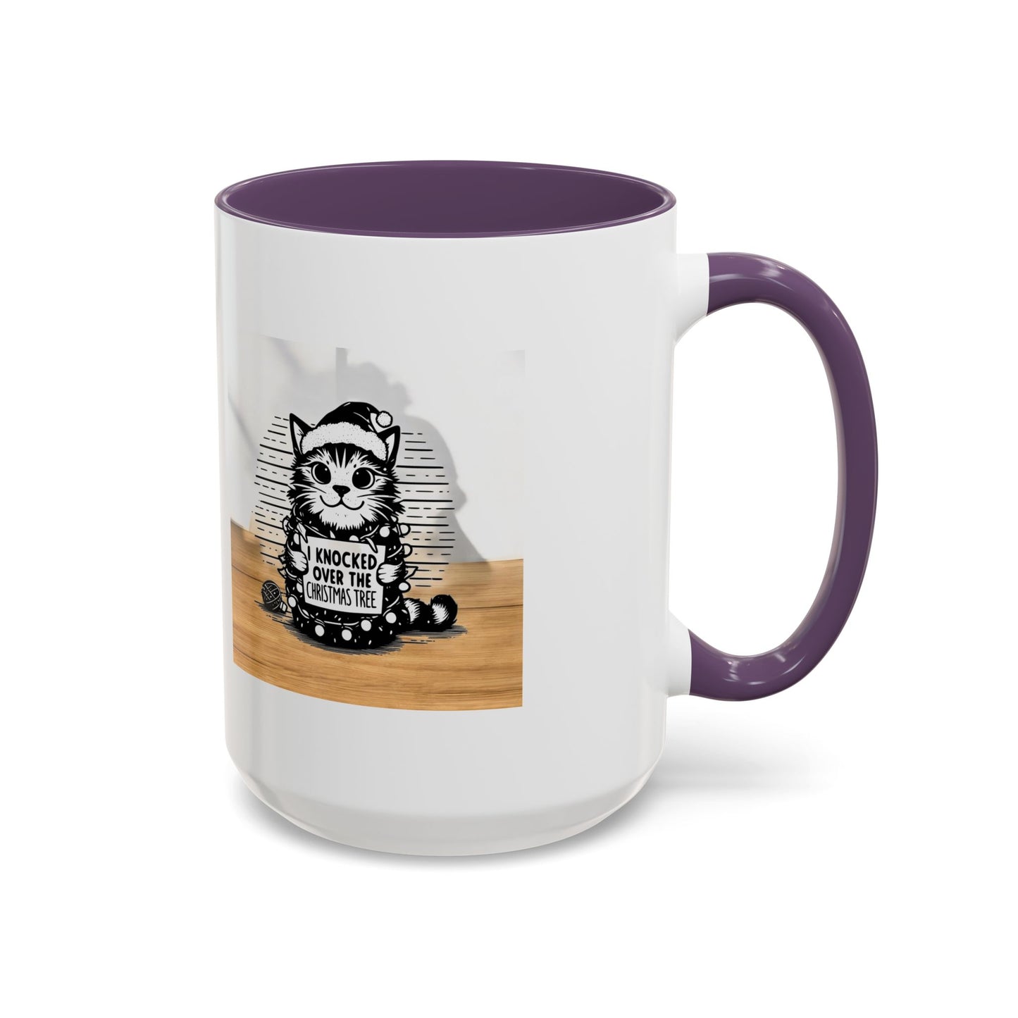 Naughty Cat 2-Tone Coffee Mug