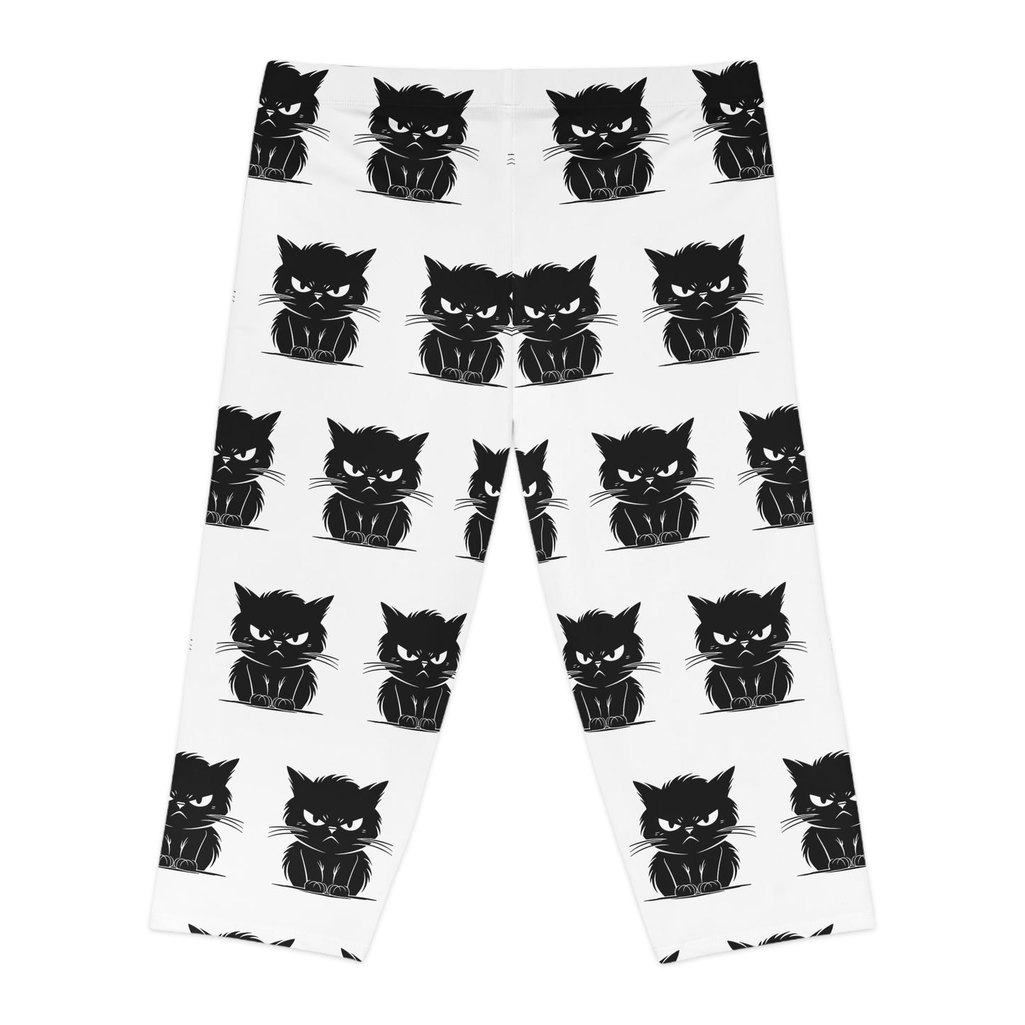 Angry Cat Women's Capri Leggings