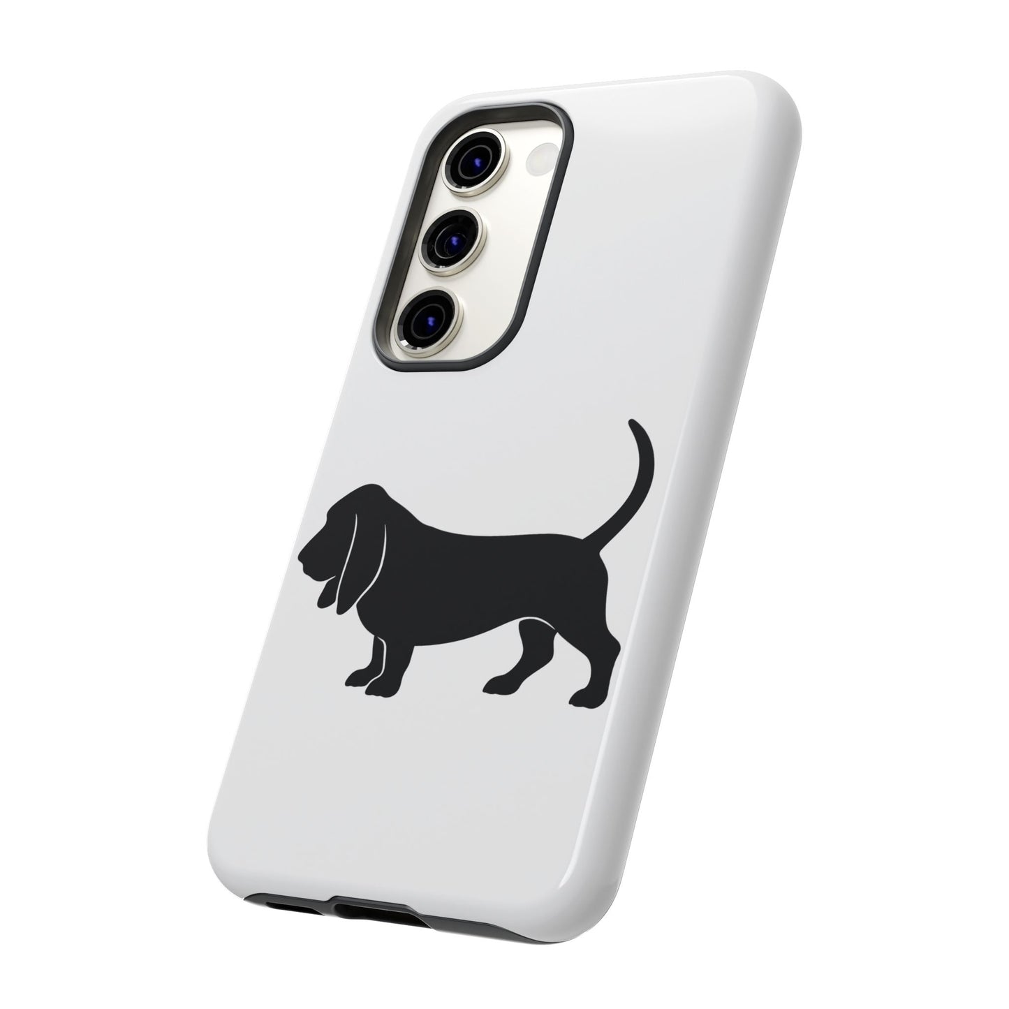 Basset Hound Silhouette Samsung Case