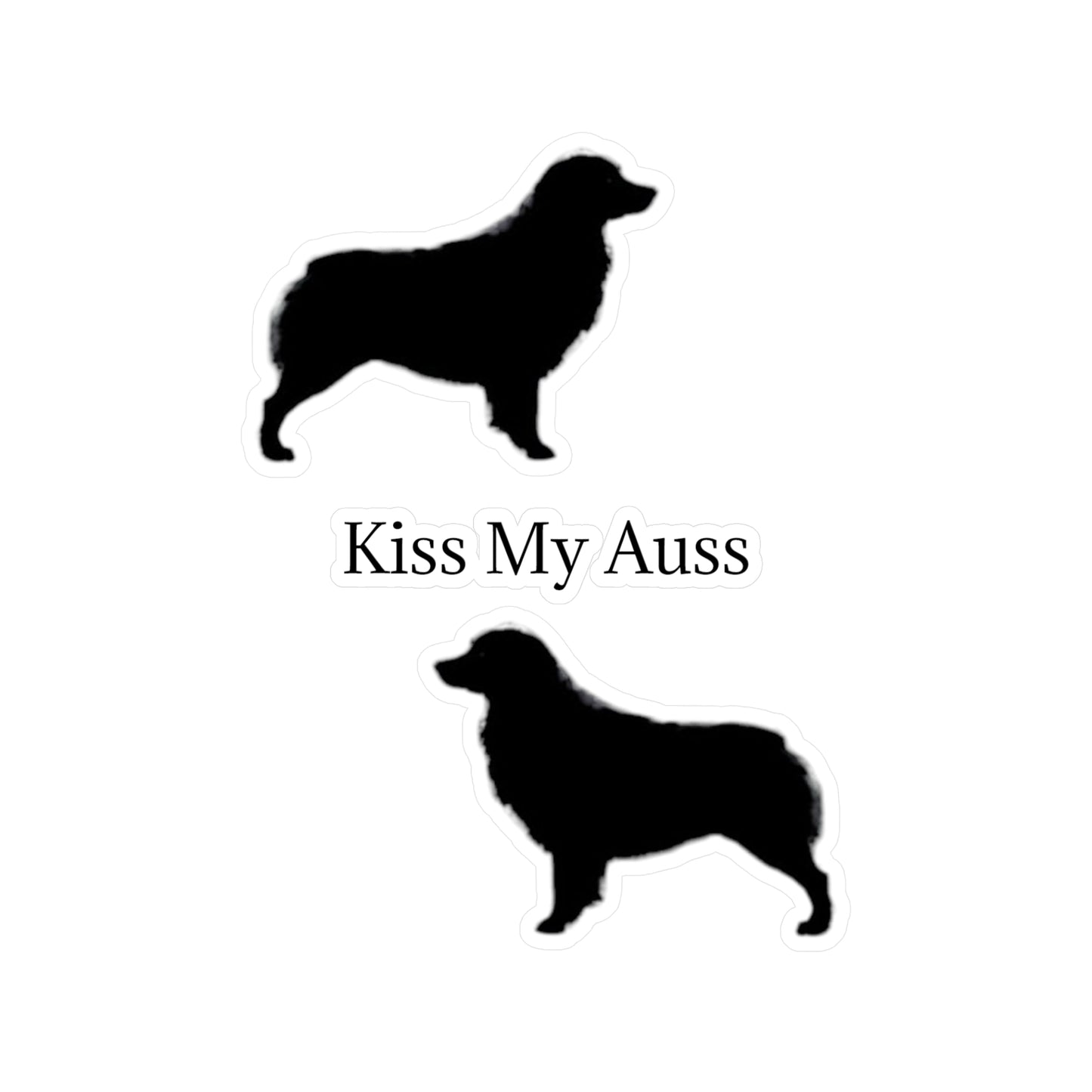 Kiss My Auss Vinyl Decal