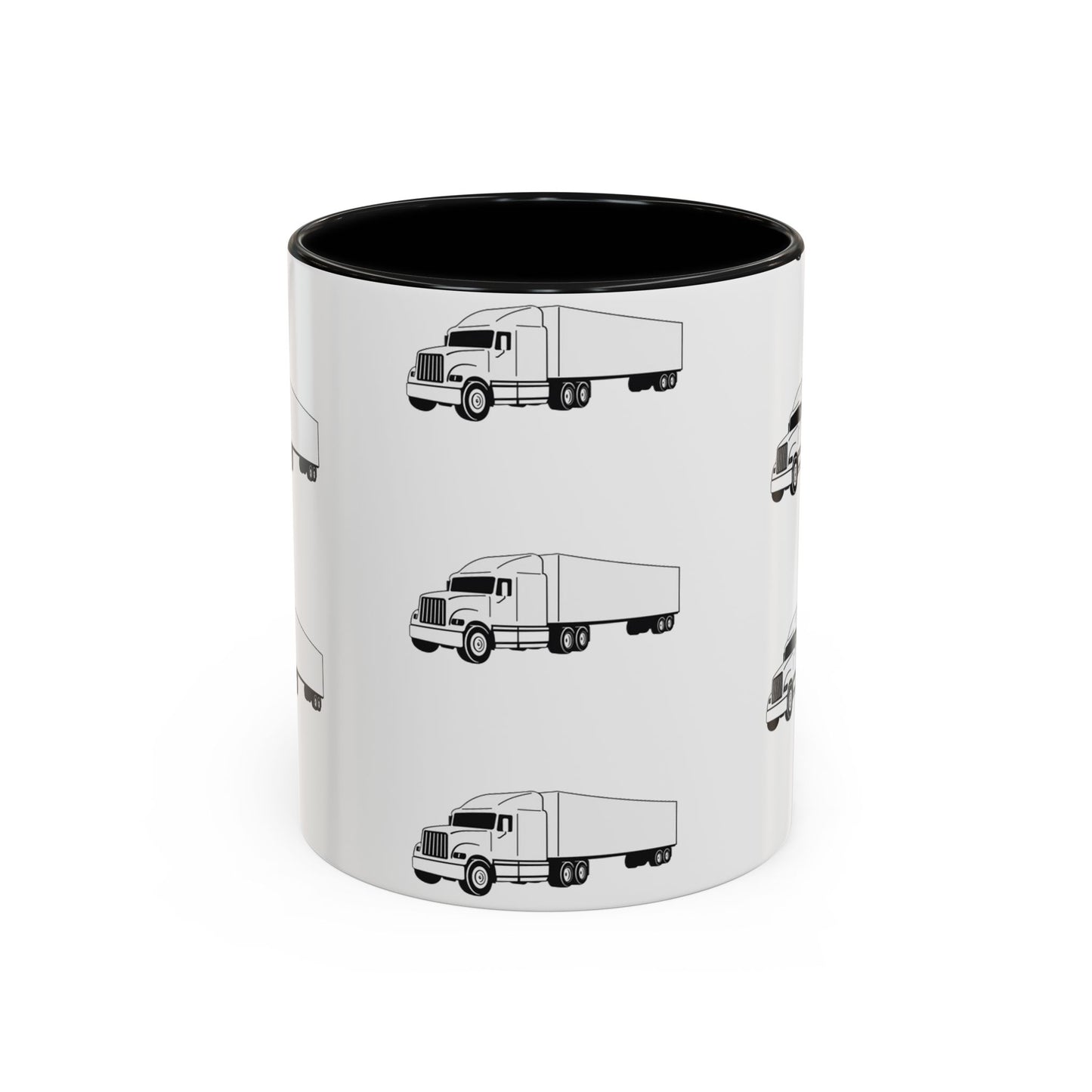 Semi Truck 2-Tone Coffee Mug