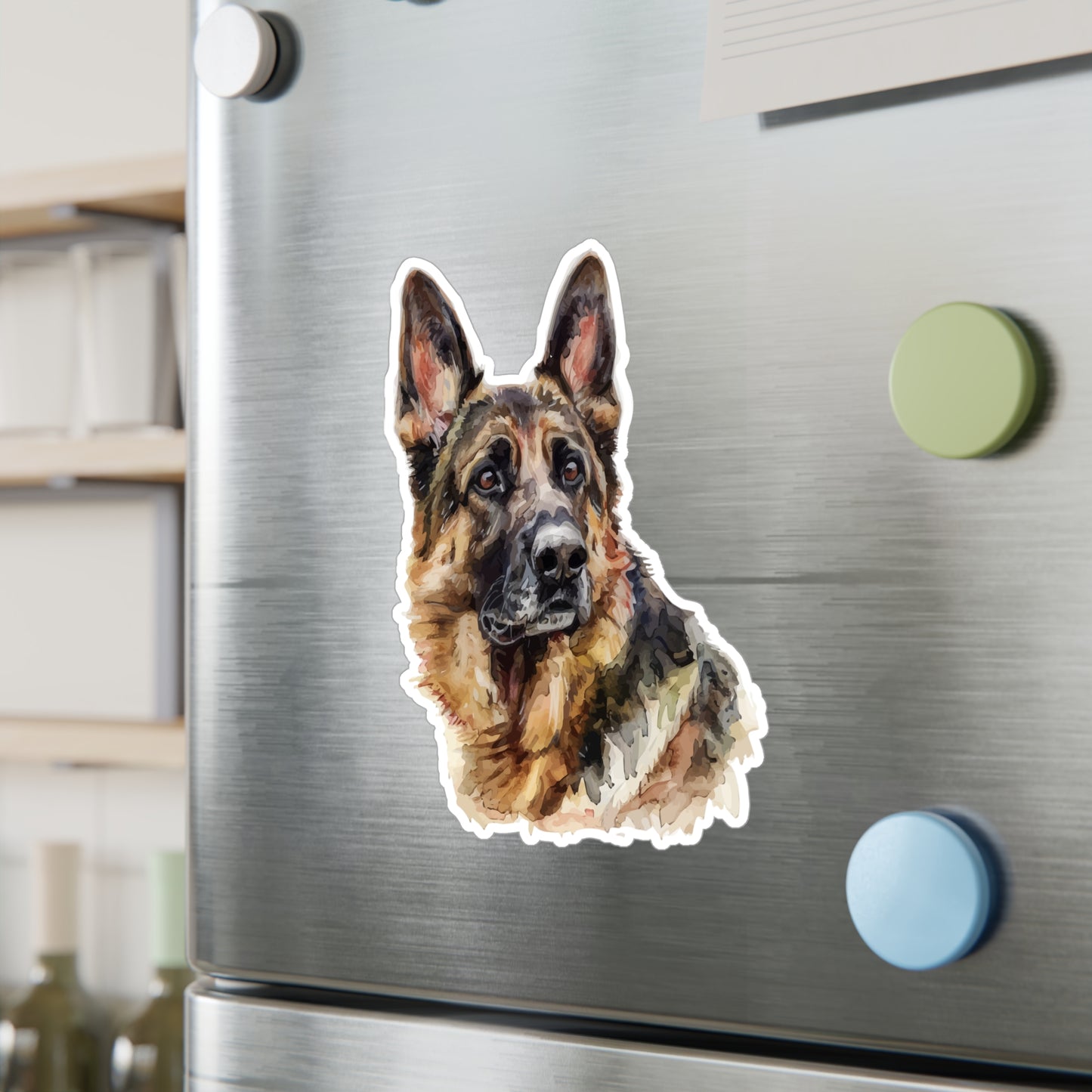German Shepherd Head Vinyl Decal