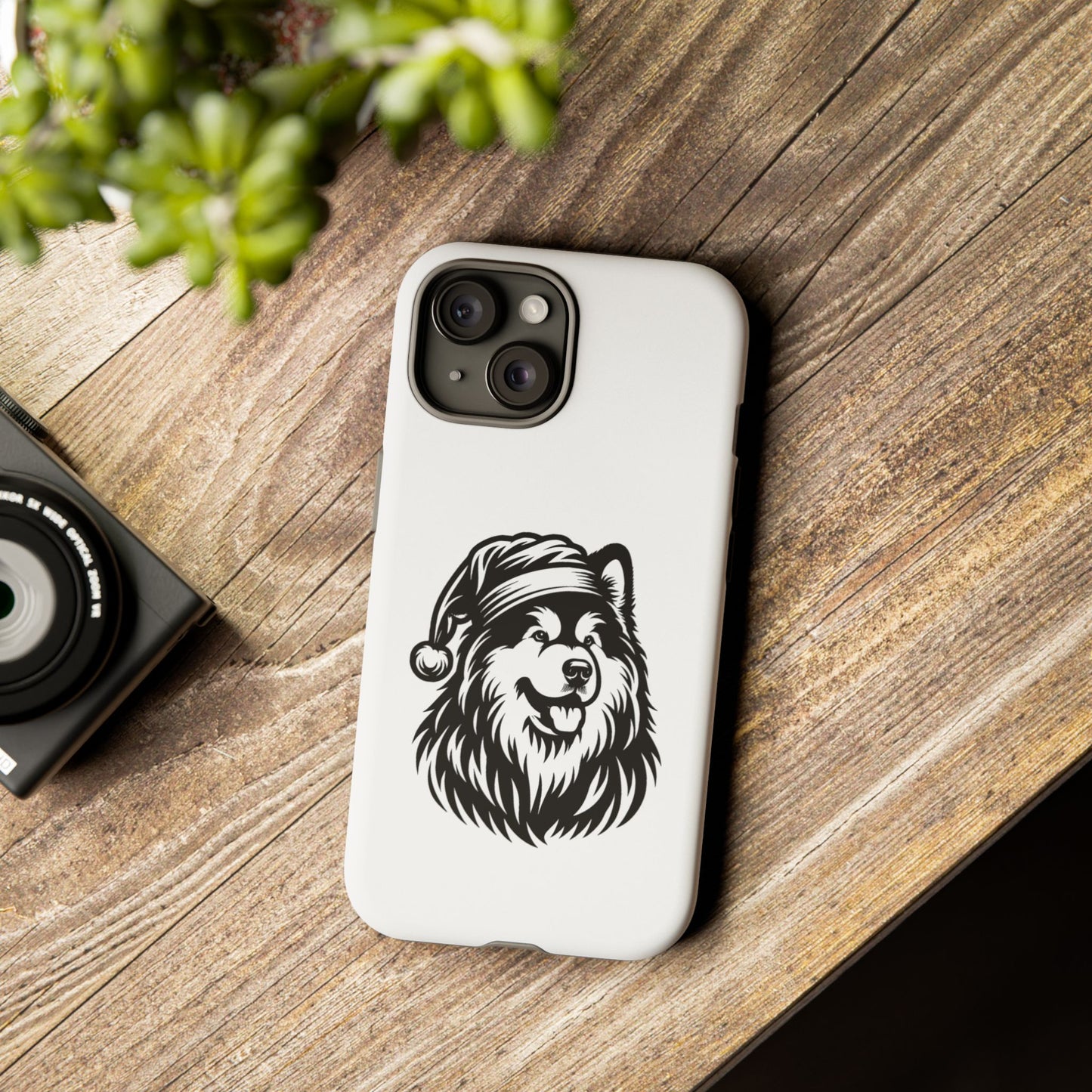 Santa Paws Malamute iPhone Case